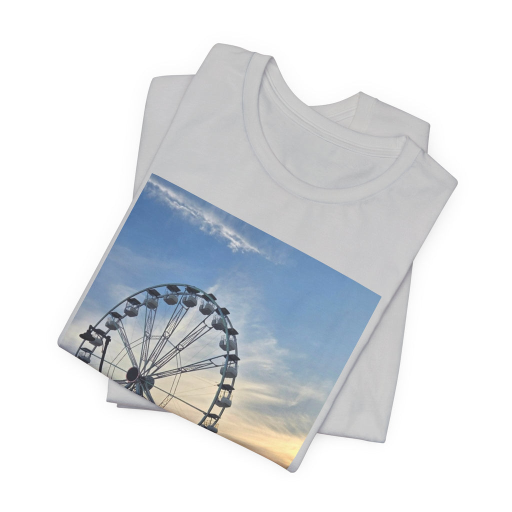 Ferris Wheel Sunset T-Shirt — Carnival Photo Tee