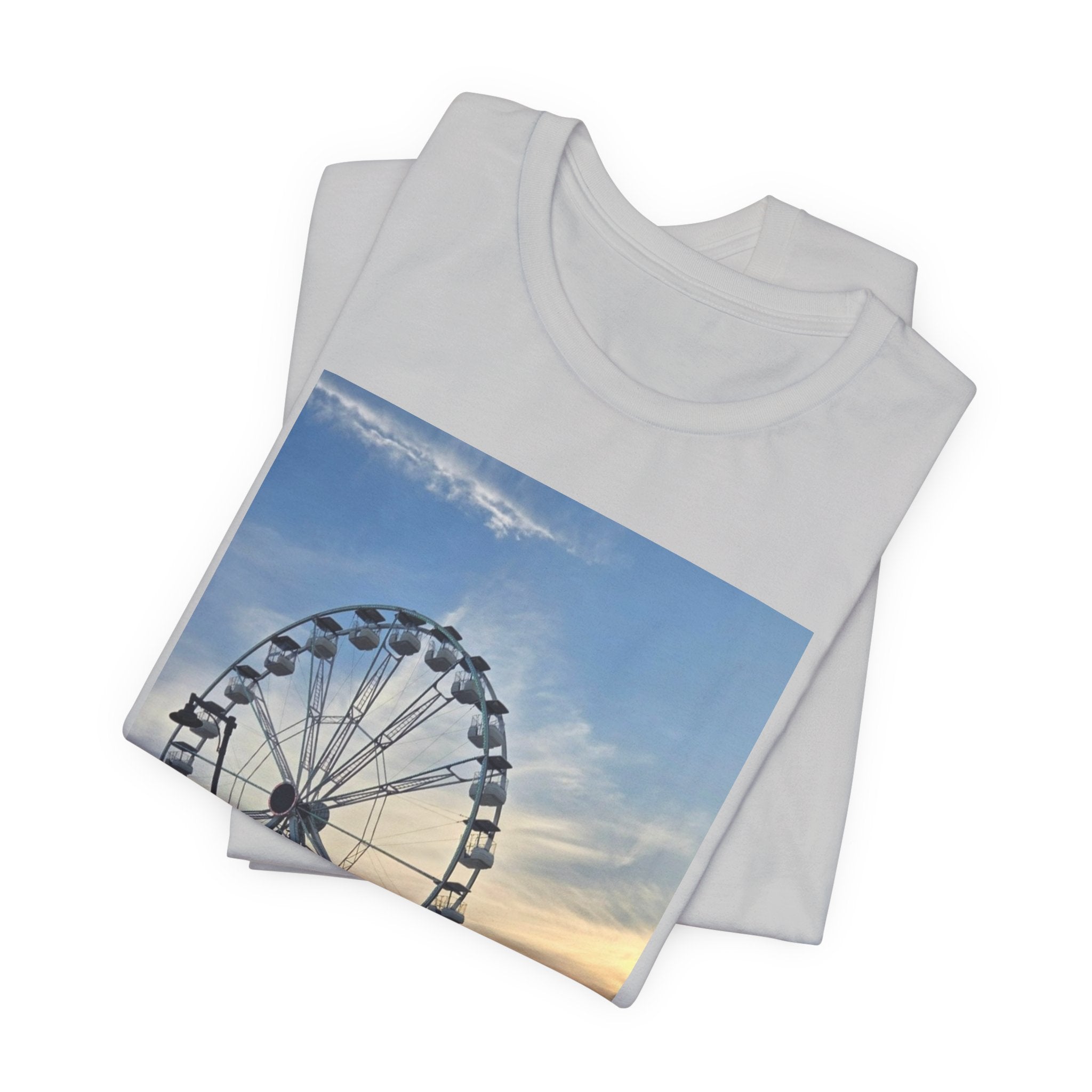 Ferris Wheel Sunset T-Shirt — Carnival Photo Tee