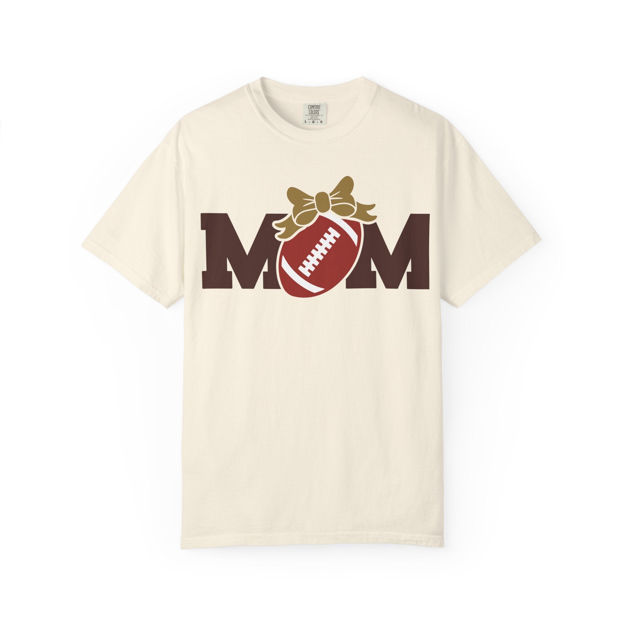 Garment-Dyed Football Mom Tee