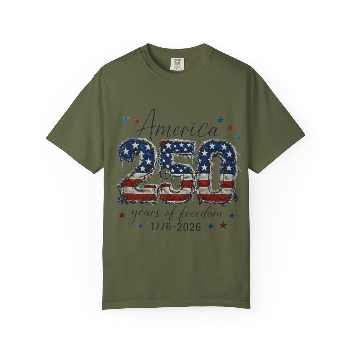America 250 T-Shirt — 1776–2026 Stars & Stripes Patriotic Tee