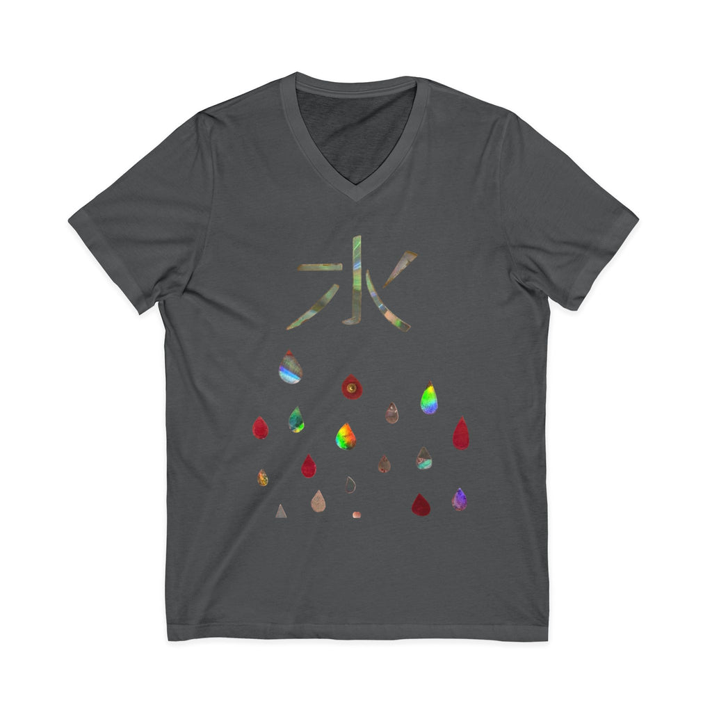 Unisex Jersey Short Sleeve V-Neck Tee