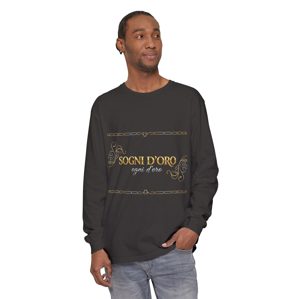 Garment-Dyed Cotton Long Sleeve