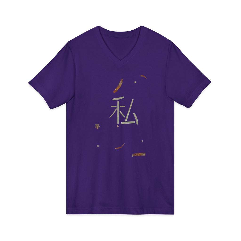 Unisex Jersey Short Sleeve V-Neck Tee