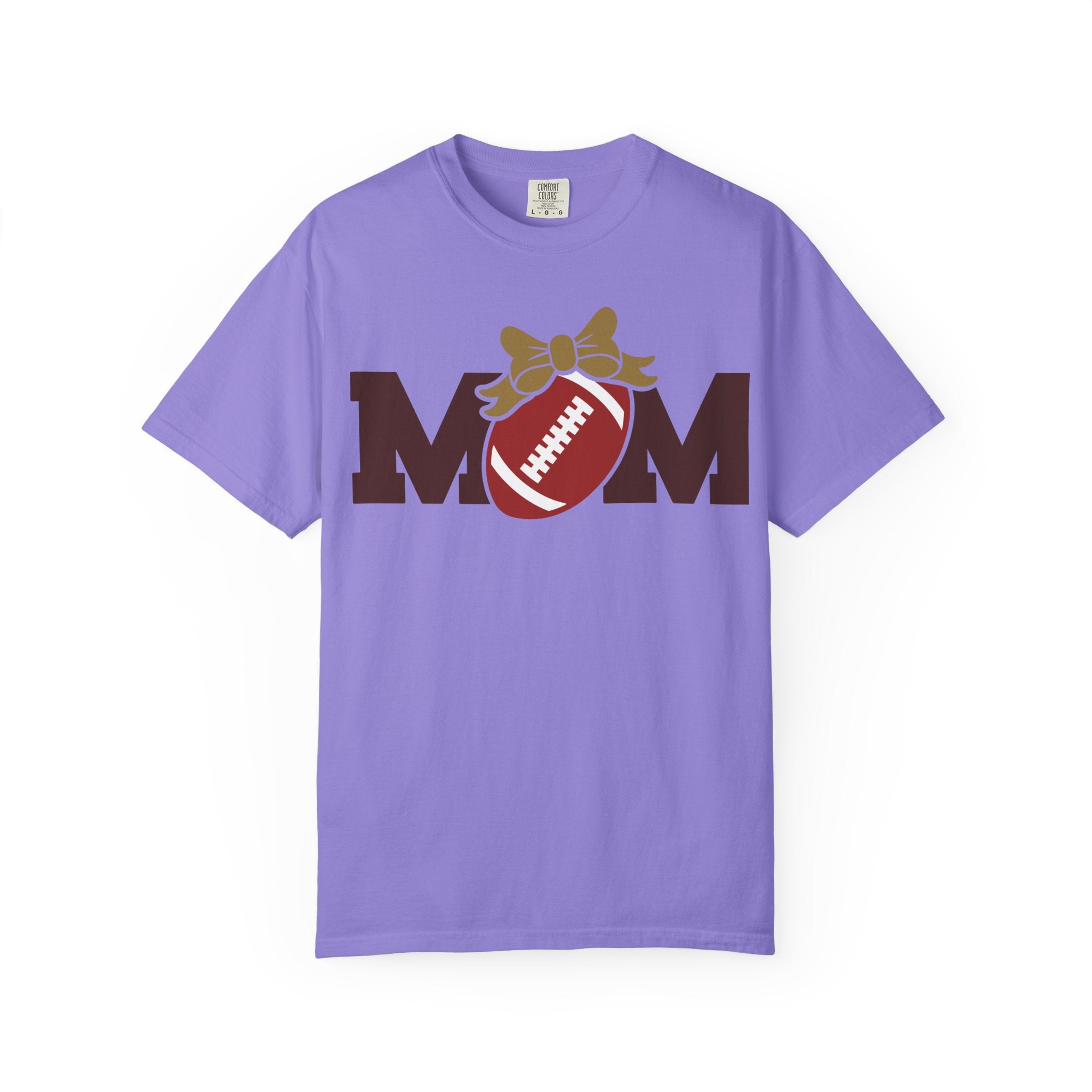 Garment-Dyed Football Mom Tee