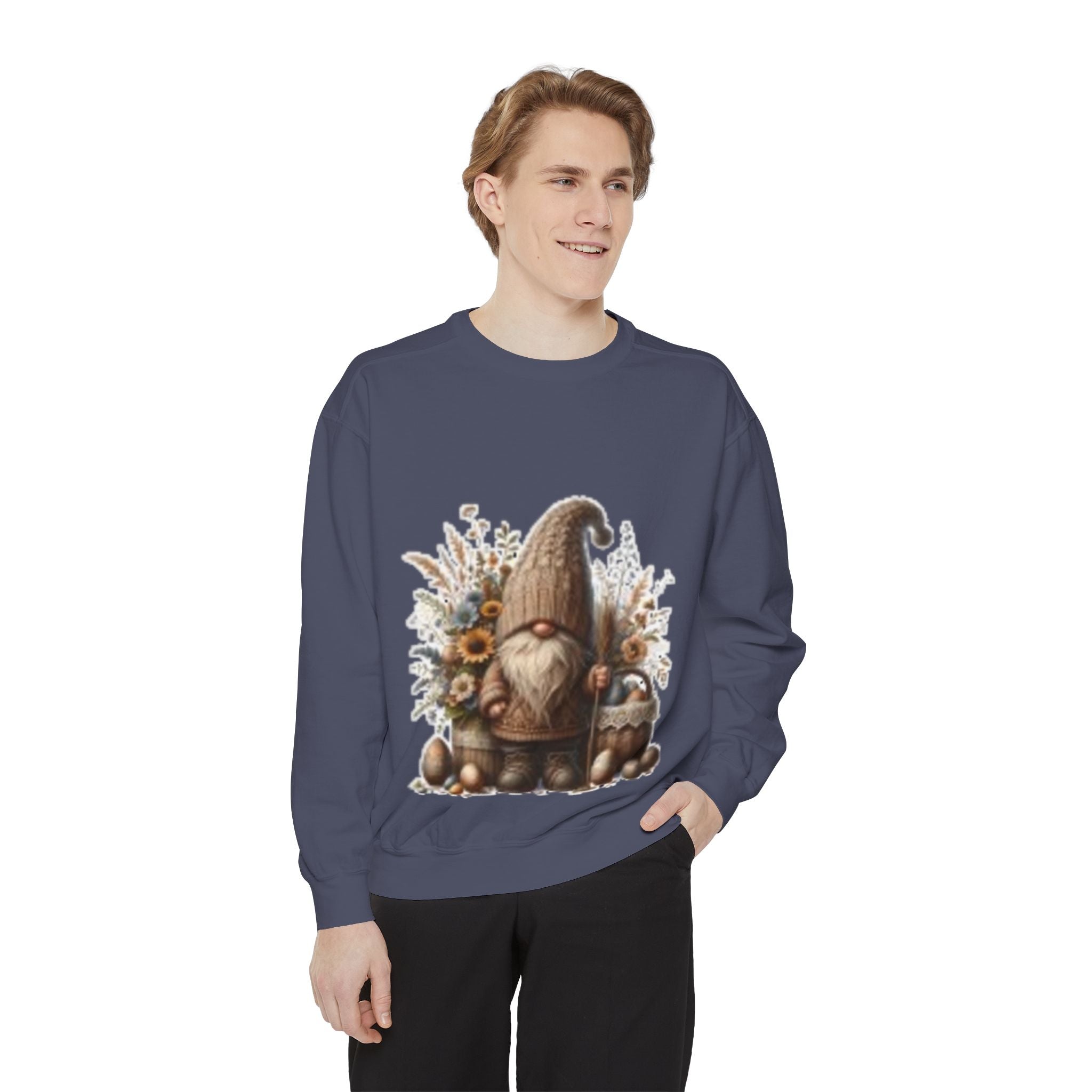 Garment-Dyed Cotton Sweatshirt