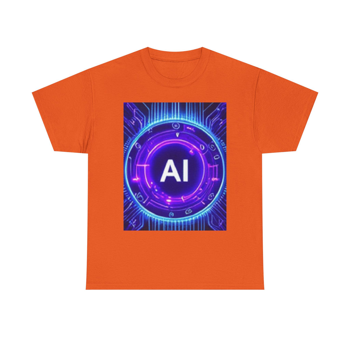AI Circuit Tee — Futuristic Tech Graphic T-Shirt