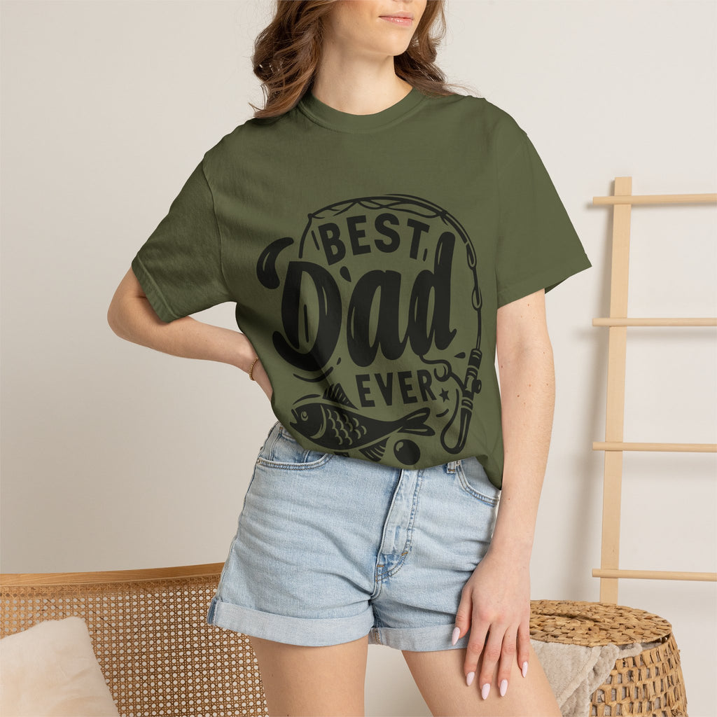Best Dad Ever Fishing T-Shirt — Father’s Day Gift Tee