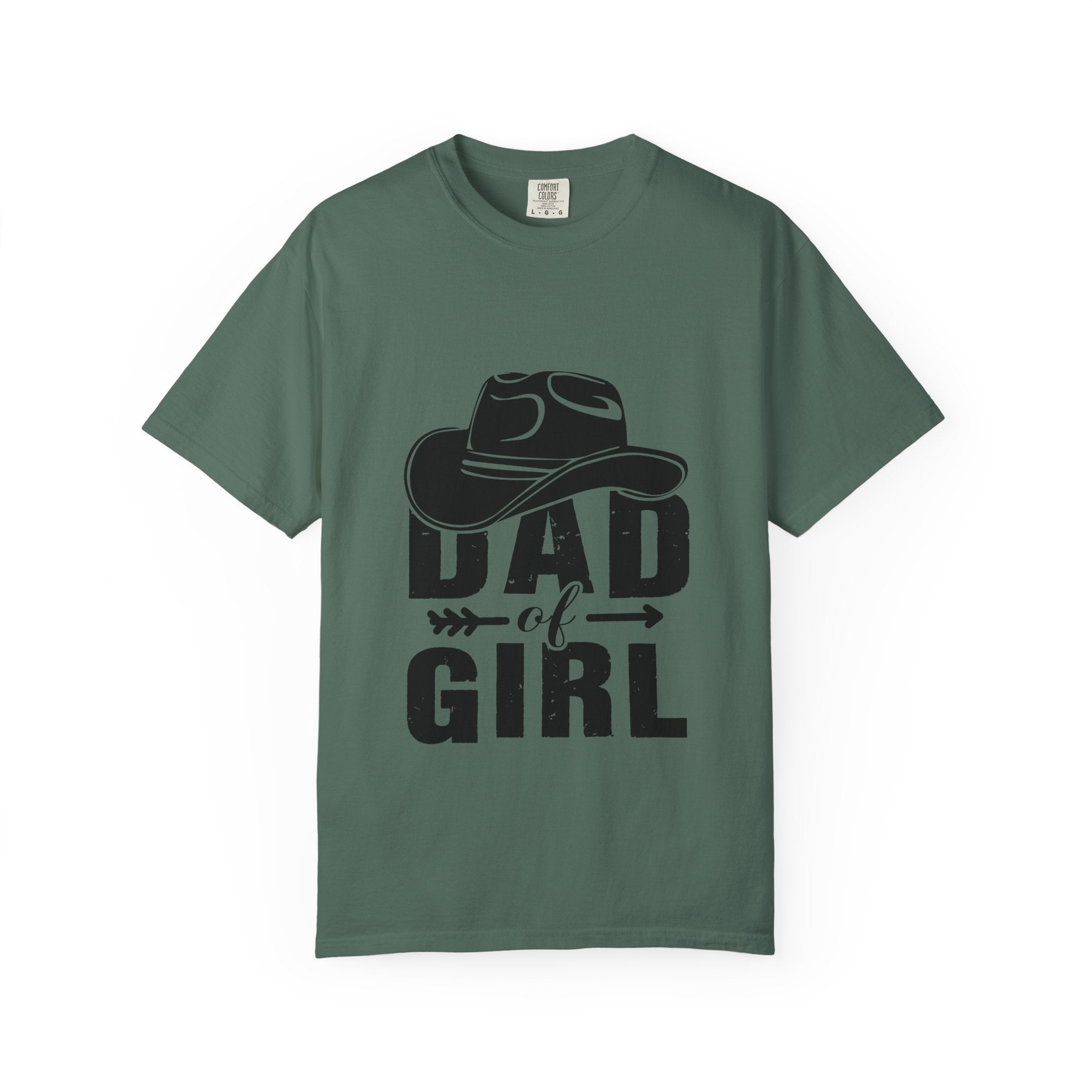 Dad of Girl T-Shirt — Cowboy Hat Father of Daughter Tee