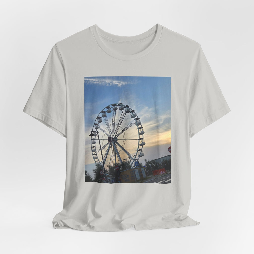 Ferris Wheel Sunset T-Shirt — Carnival Photo Tee