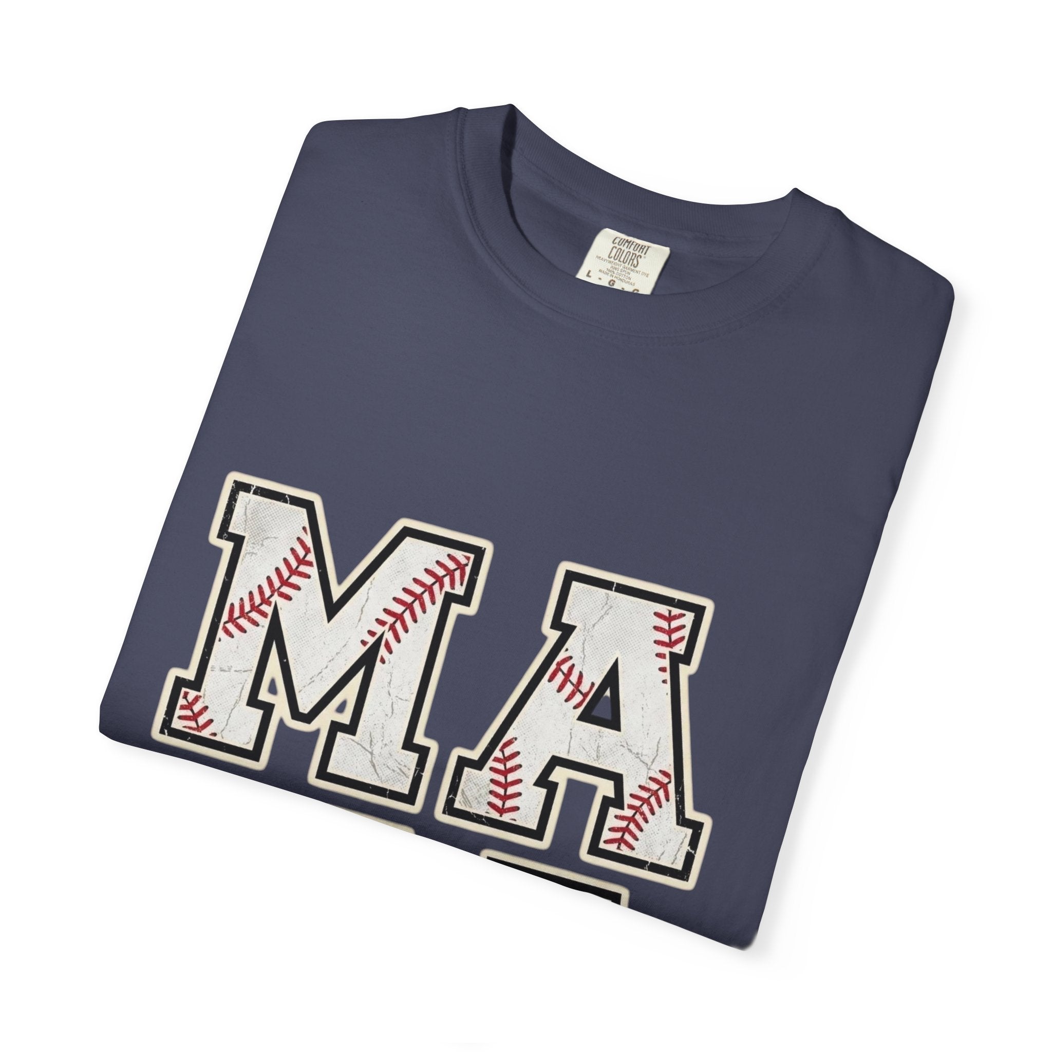 Vintage Cotton Baseball Mom Tee