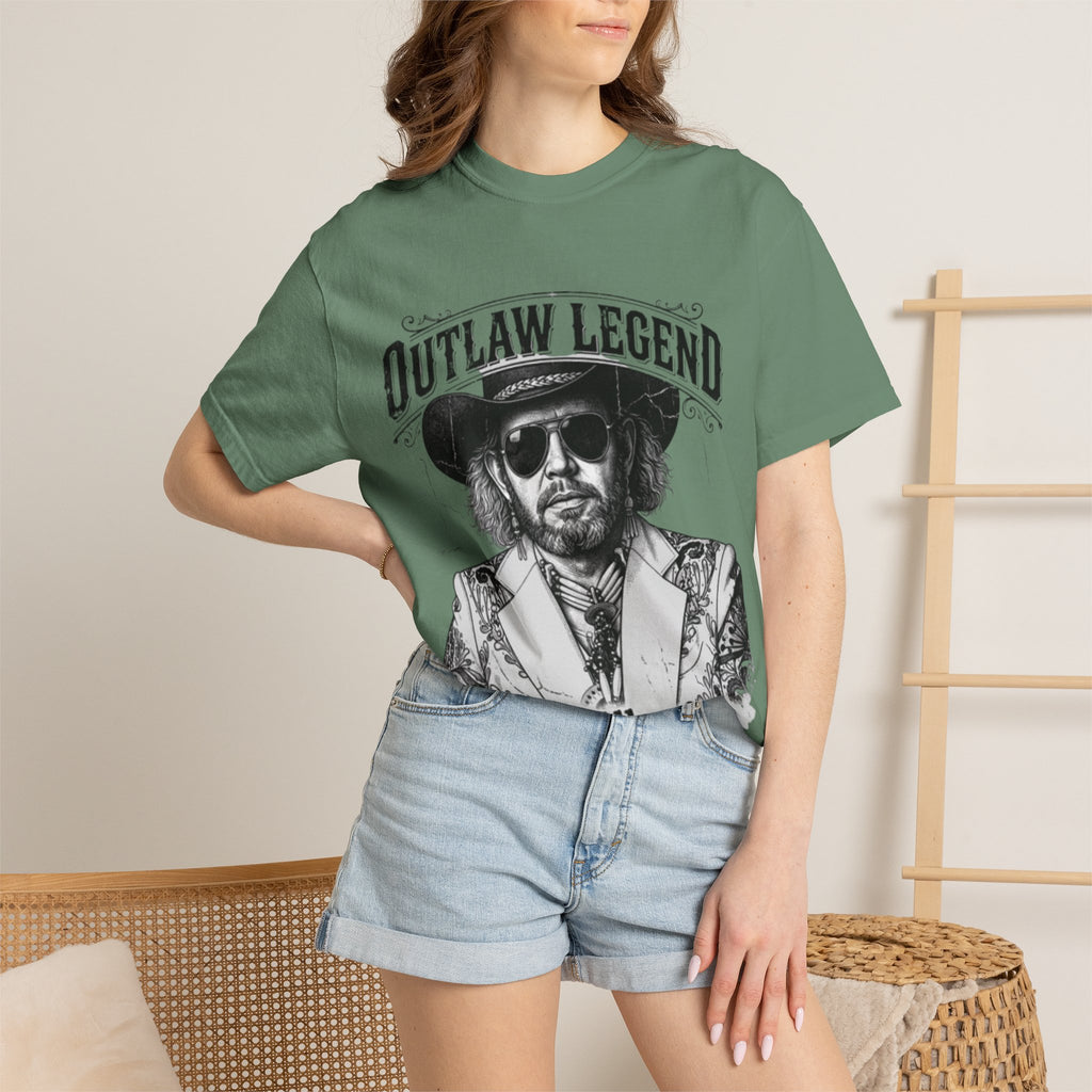 Outlaw Legend Tribute T-Shirt — David Allan Coe Memorial Graphic Tee