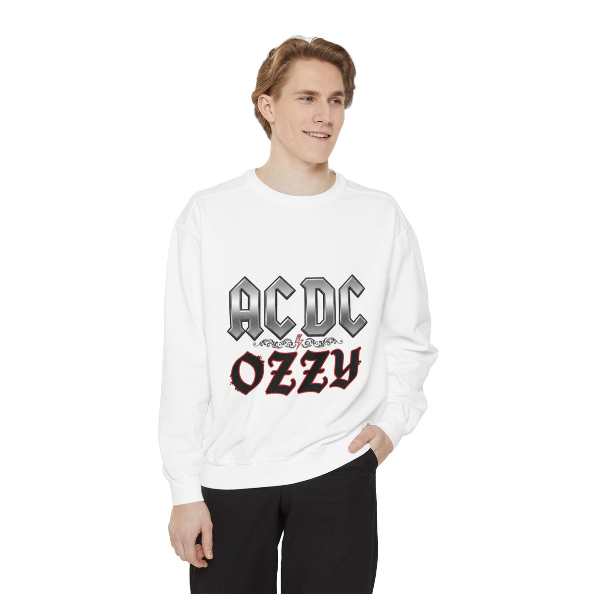 AC/DC x Ozzy Rock Crewneck Sweatshirt