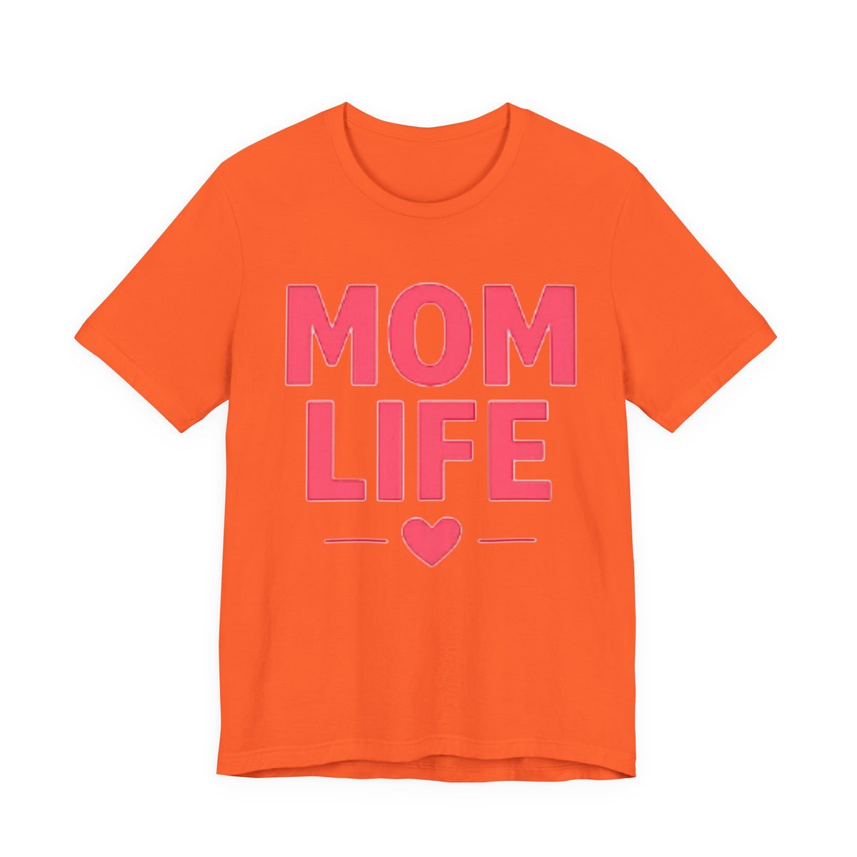 Mom Life T-Shirt — Pink Heart Mother's Day Tee for Moms
