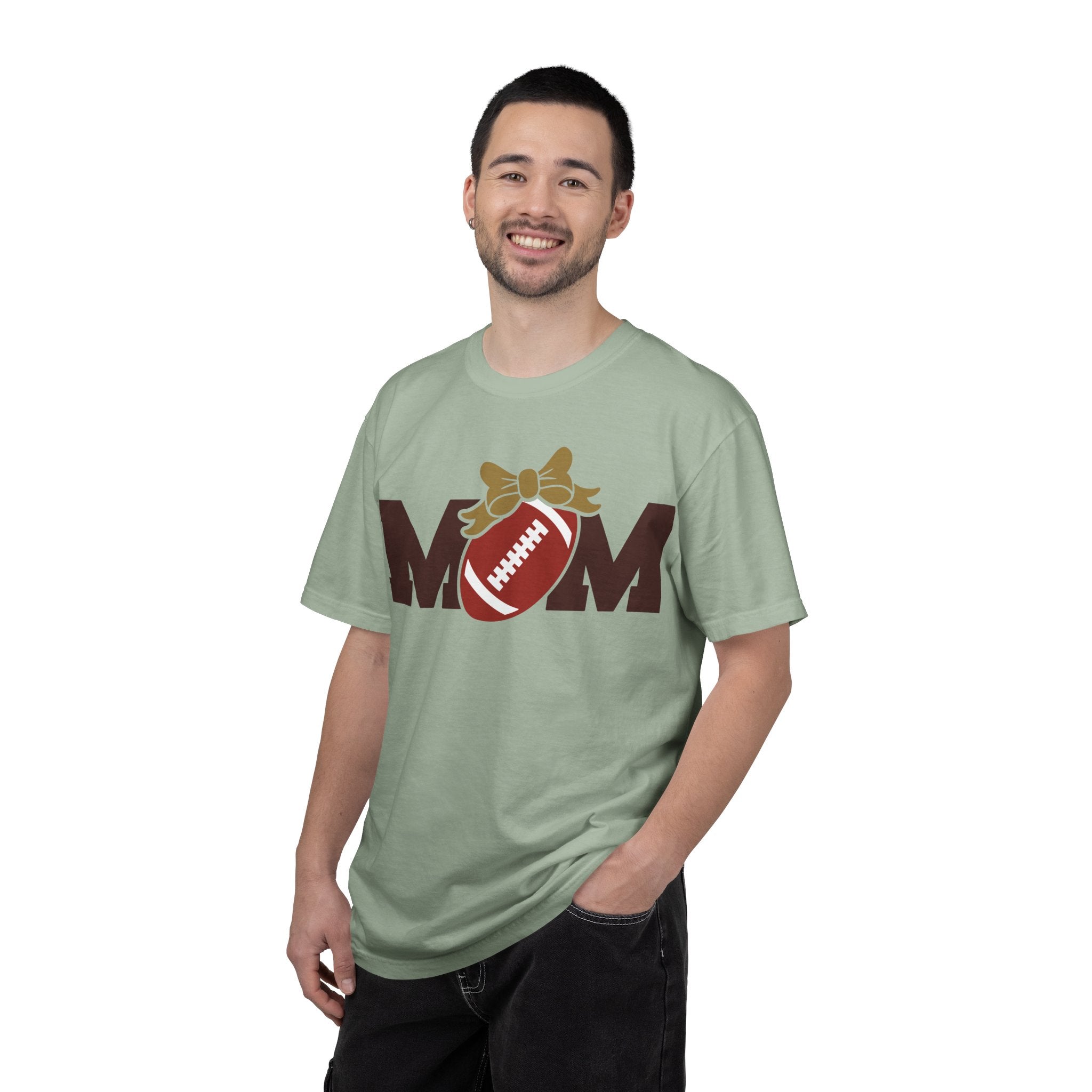Garment-Dyed Football Mom Tee