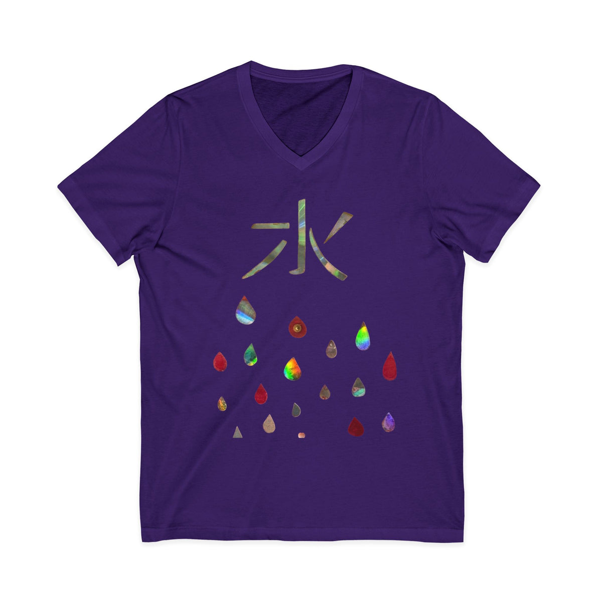 Unisex Jersey Short Sleeve V-Neck Tee