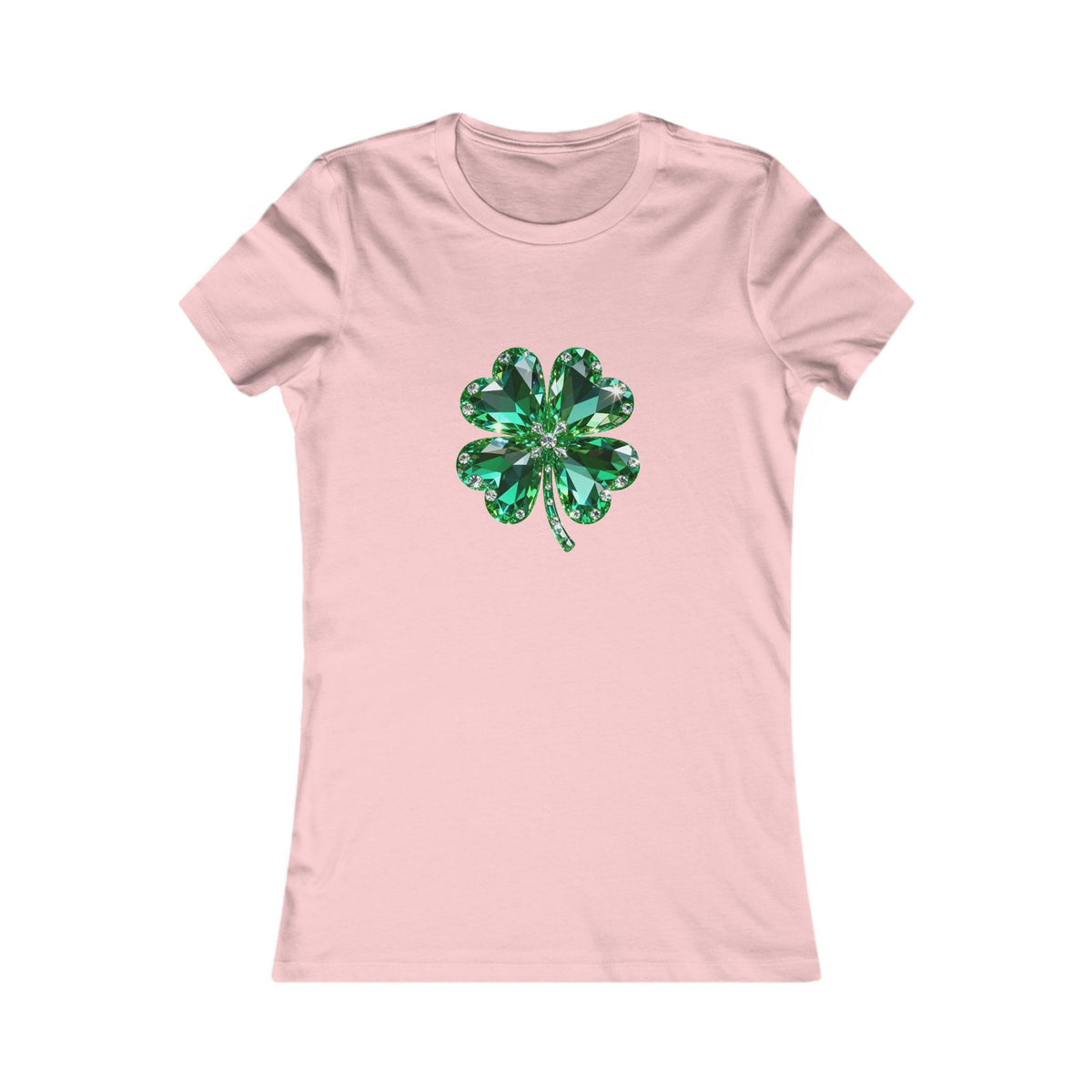 Women's T‑Shirt — Green Shamrock Clover Graphic St. Patrick's Day Tee