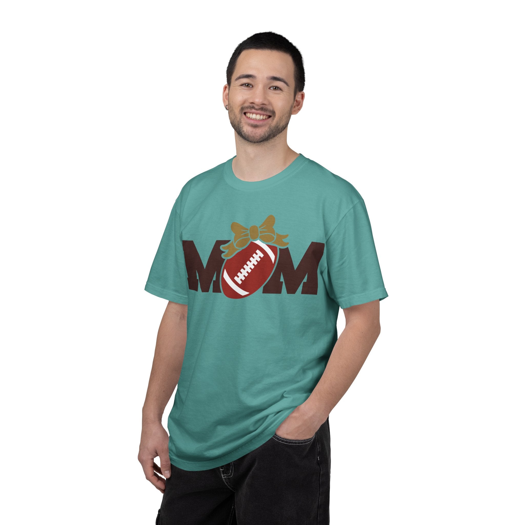 Garment-Dyed Football Mom Tee