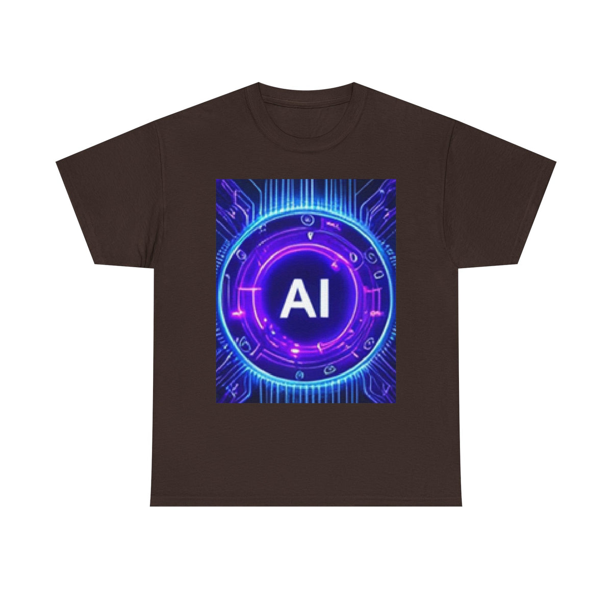 AI Circuit Tee — Futuristic Tech Graphic T-Shirt