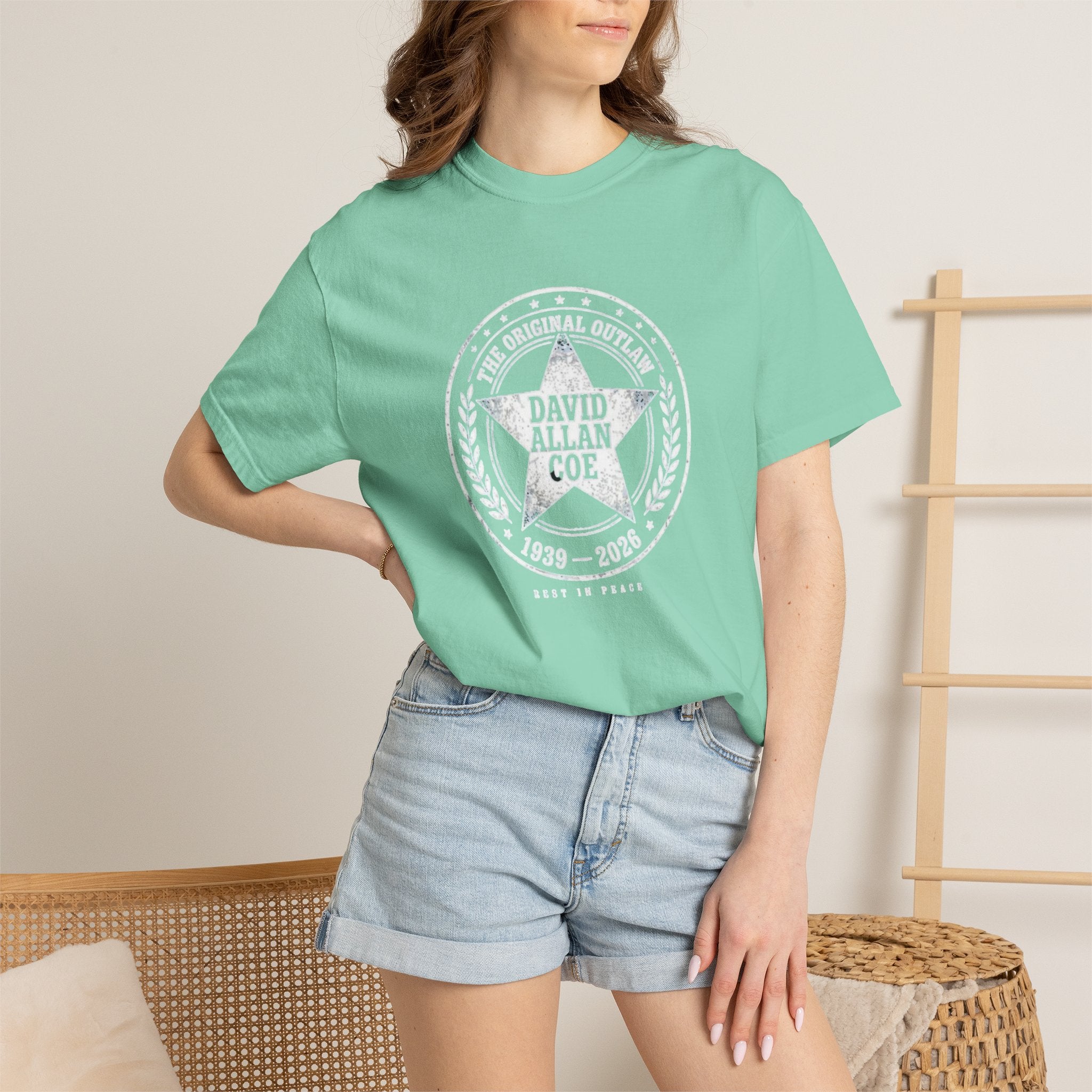 Distressed Star Seal T-Shirt — Vintage Americana Graphic Tee