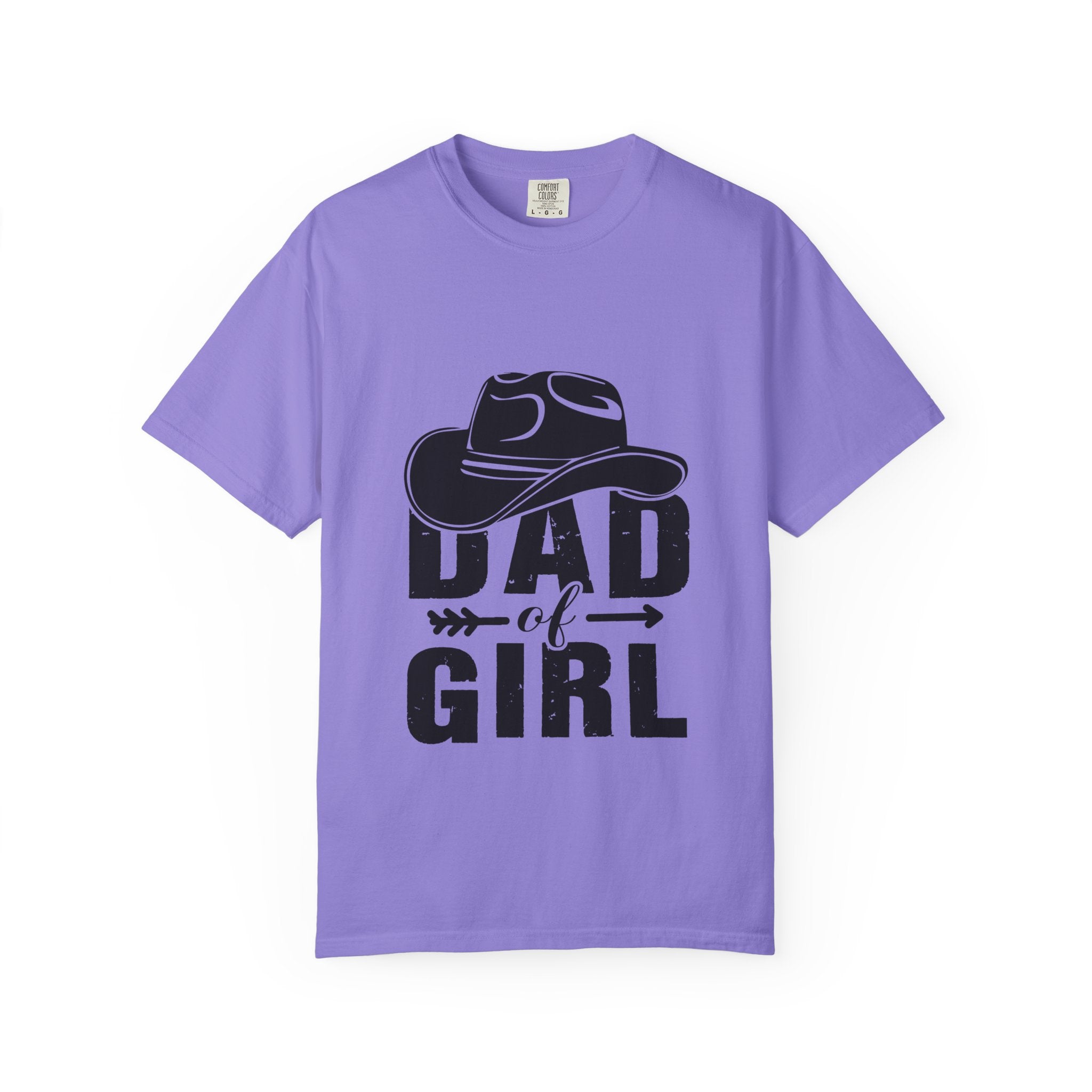 Dad of Girl T-Shirt — Cowboy Hat Father of Daughter Tee