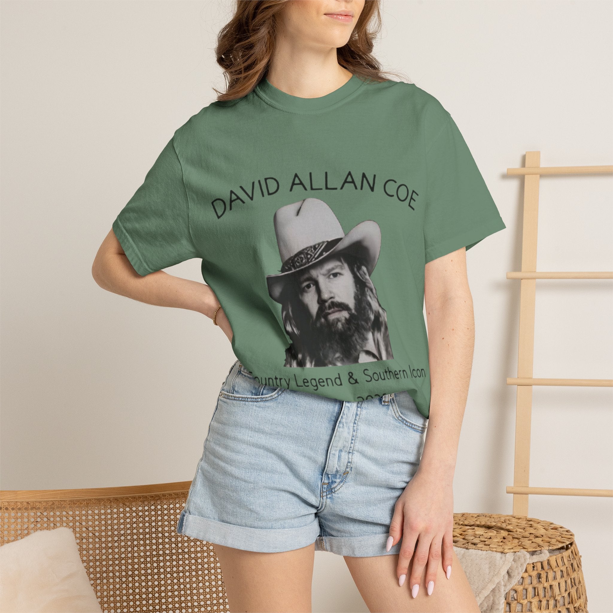 David Allan Coe Tribute T-Shirt – Country Legend Memorial