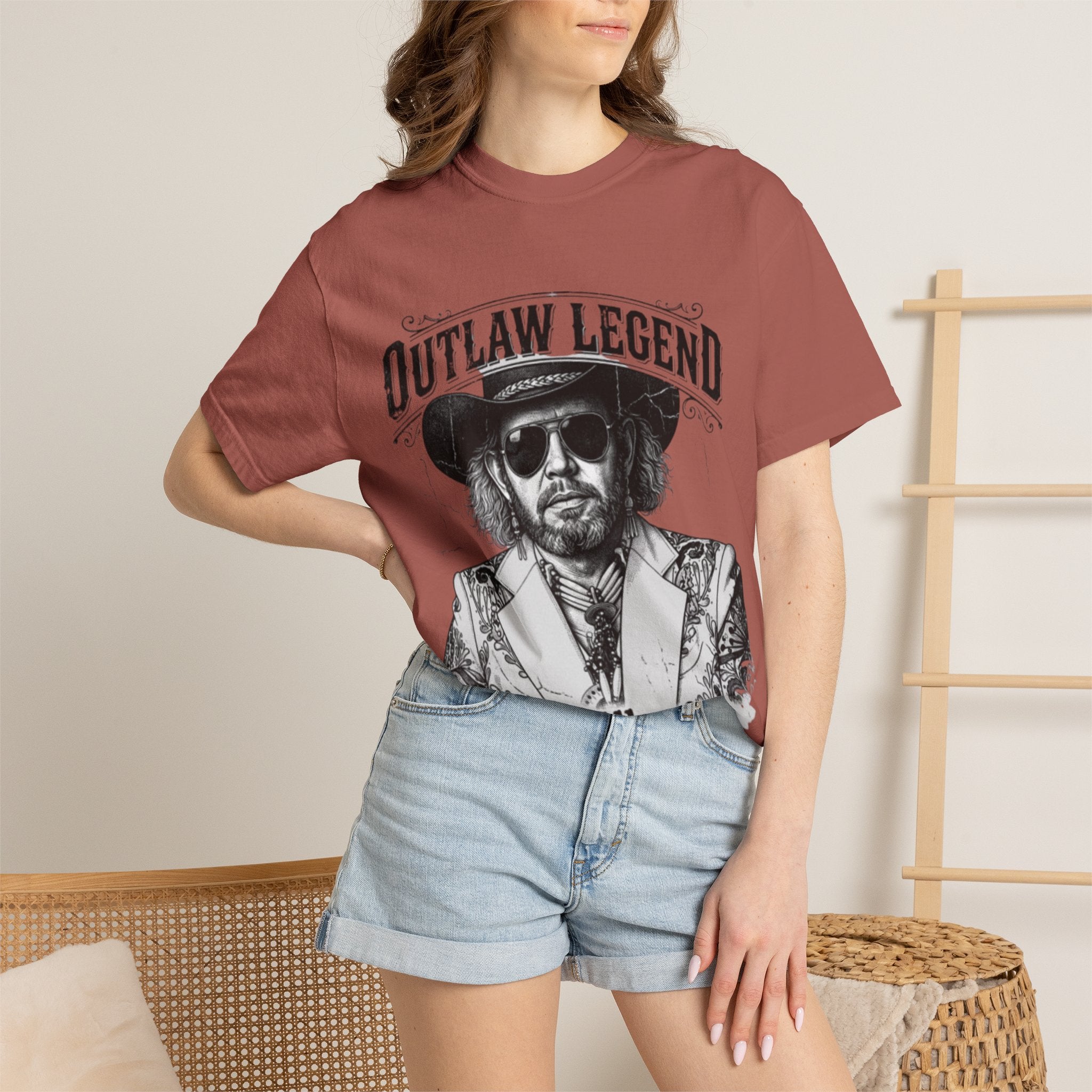 Outlaw Legend Tribute T-Shirt — David Allan Coe Memorial Graphic Tee