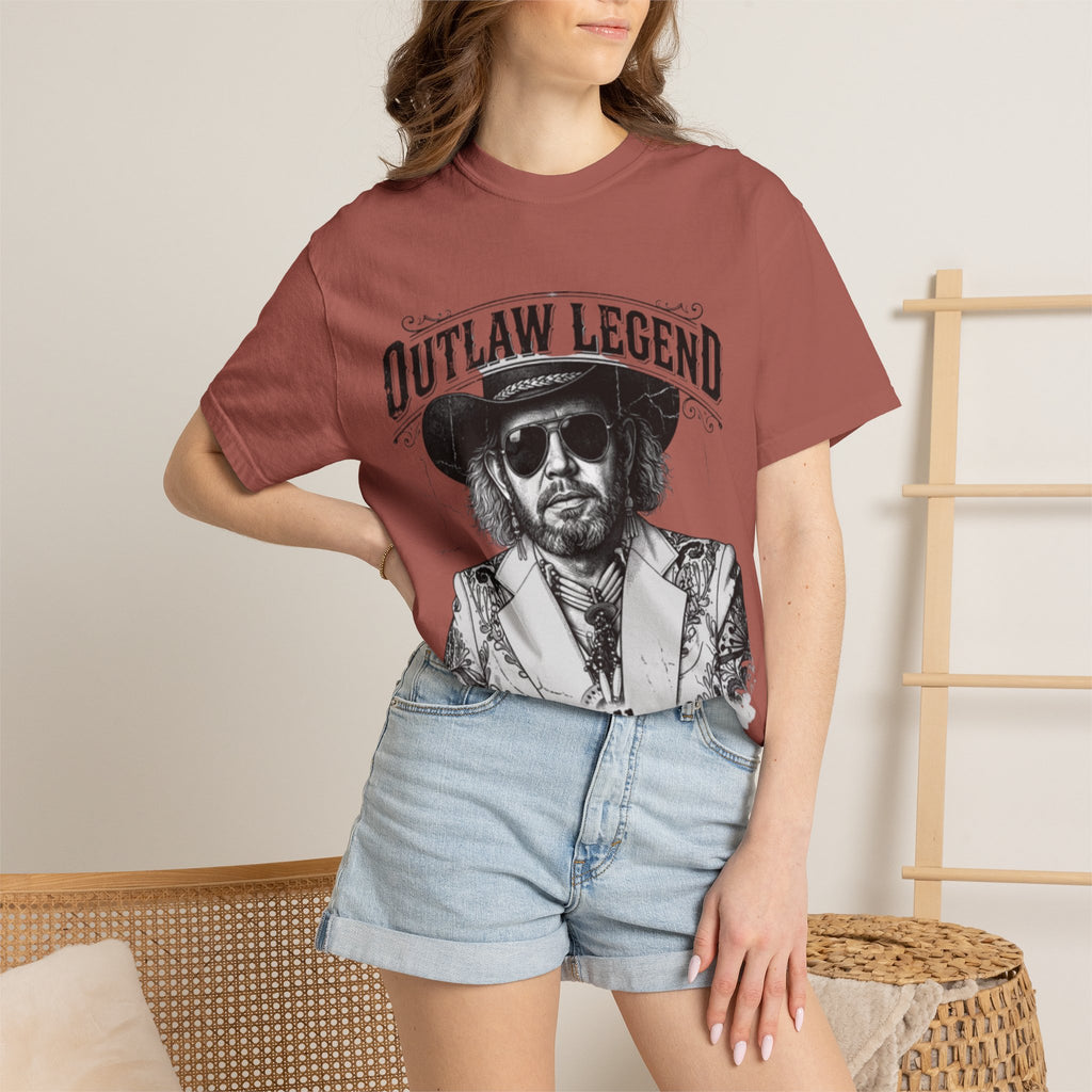 Outlaw Legend Tribute T-Shirt — David Allan Coe Memorial Graphic Tee