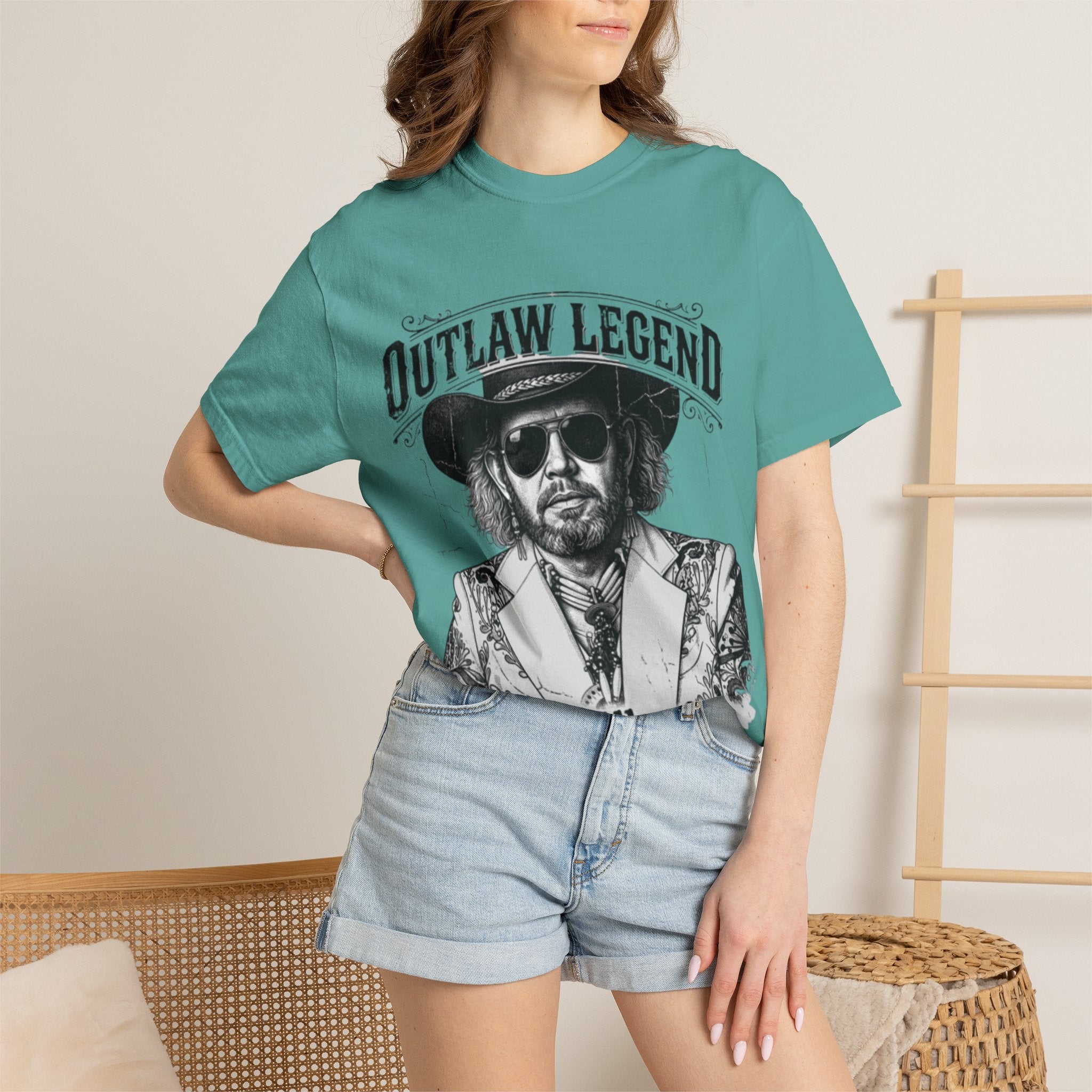 Outlaw Legend Tribute T-Shirt — David Allan Coe Memorial Graphic Tee