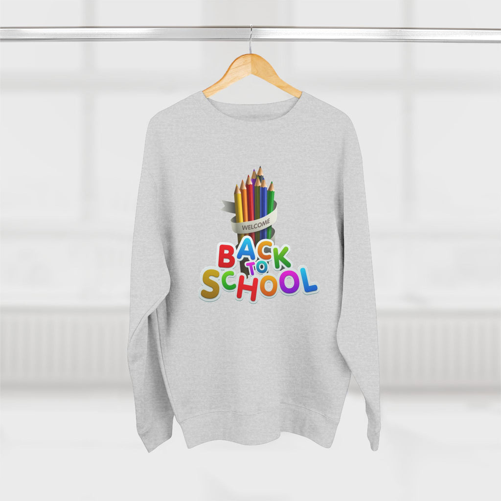 Okula Dönüş Sweatshirt'ü — Renkli Kalem Tasarımı