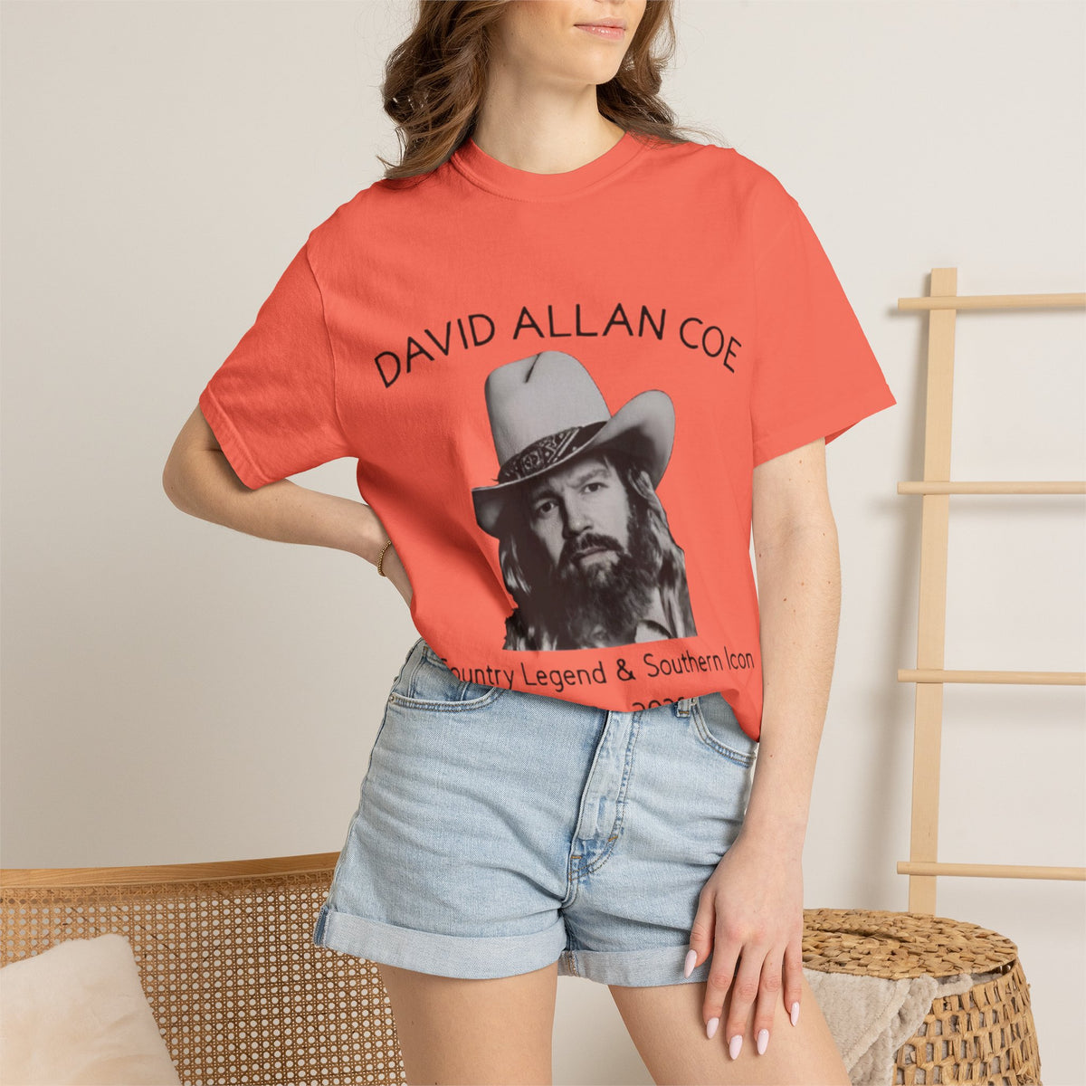 David Allan Coe Tribute T-Shirt — Country Legend Memorial Tee (1939–2026)