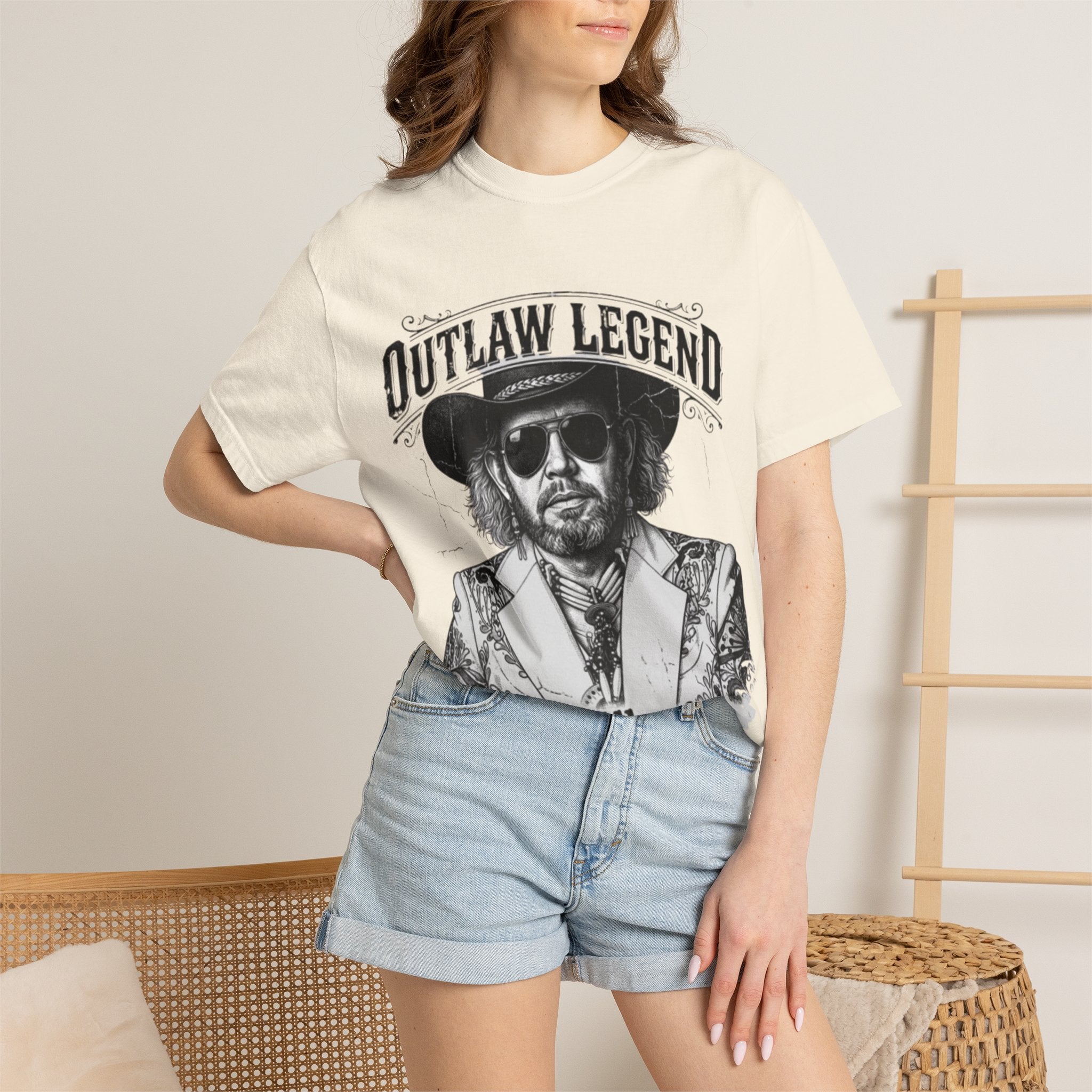 Outlaw Legend Tribute T-Shirt — David Allan Coe Memorial Graphic Tee
