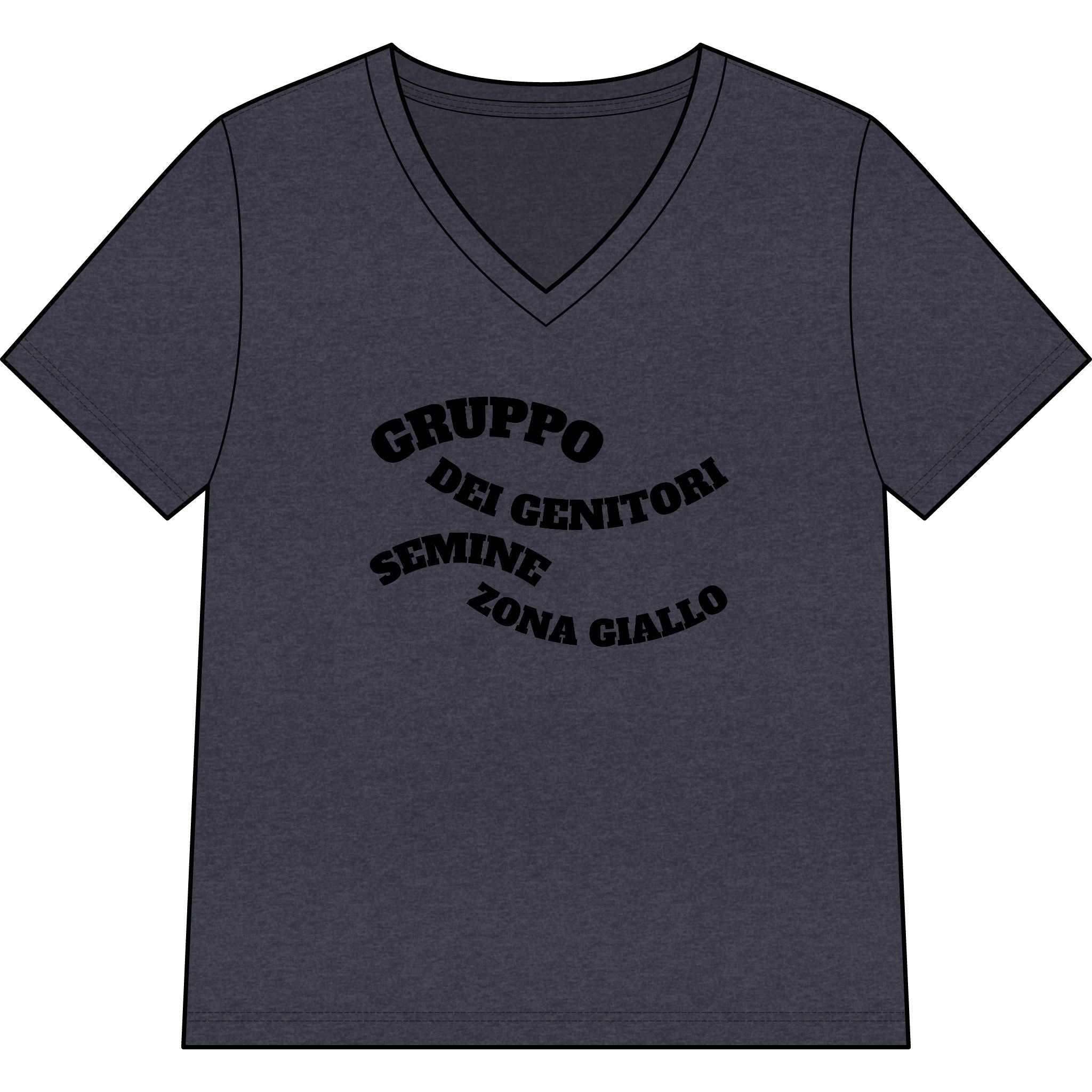 Women’s Relaxed Heather CVC V-Neck Tee