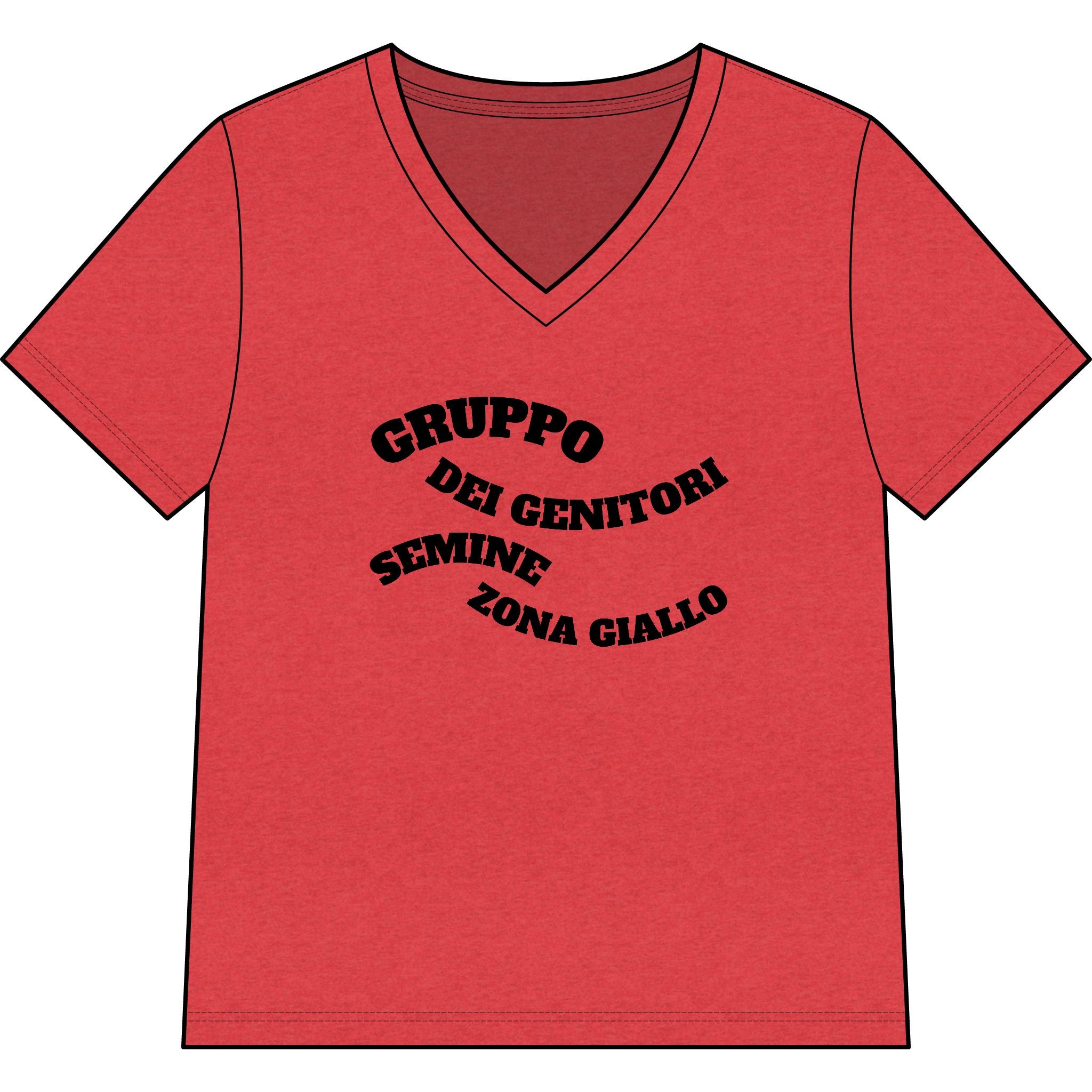 Women’s Relaxed Heather CVC V-Neck Tee
