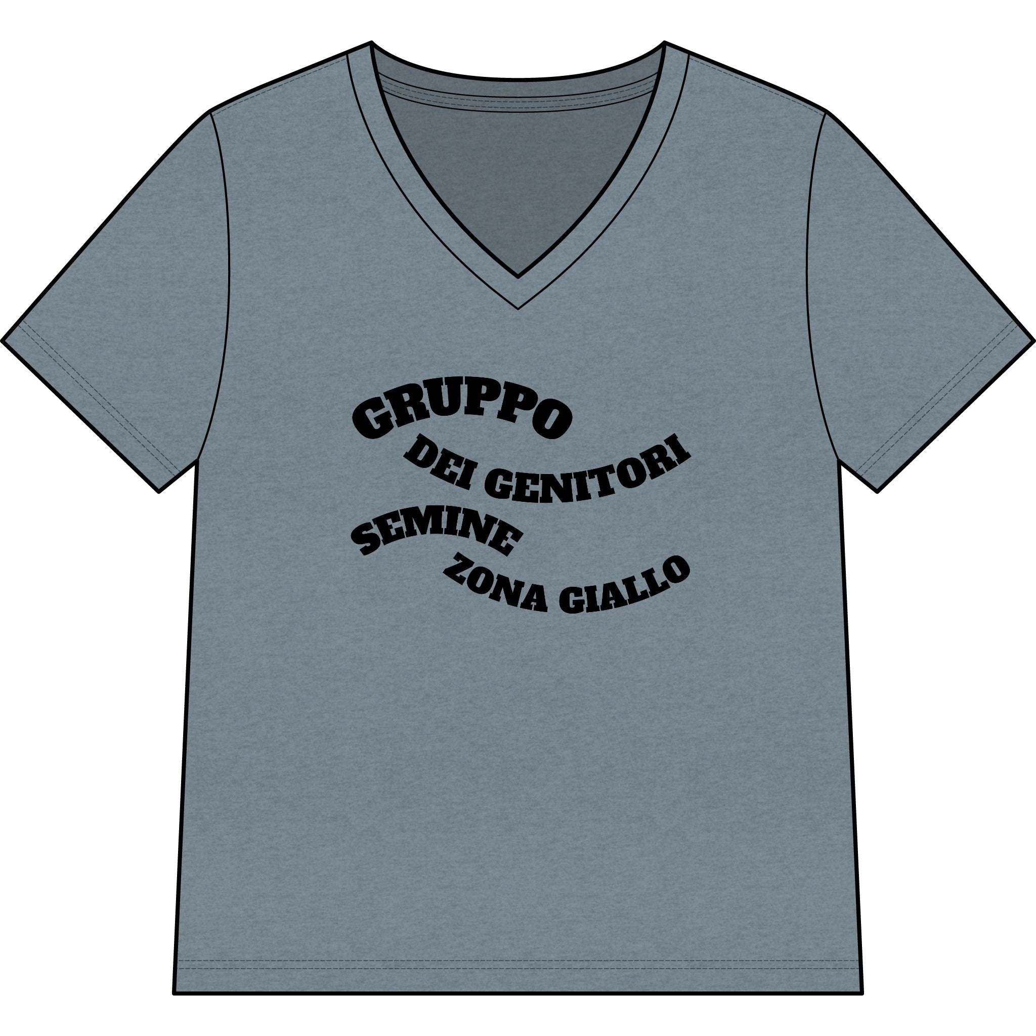 Women’s Relaxed Heather CVC V-Neck Tee