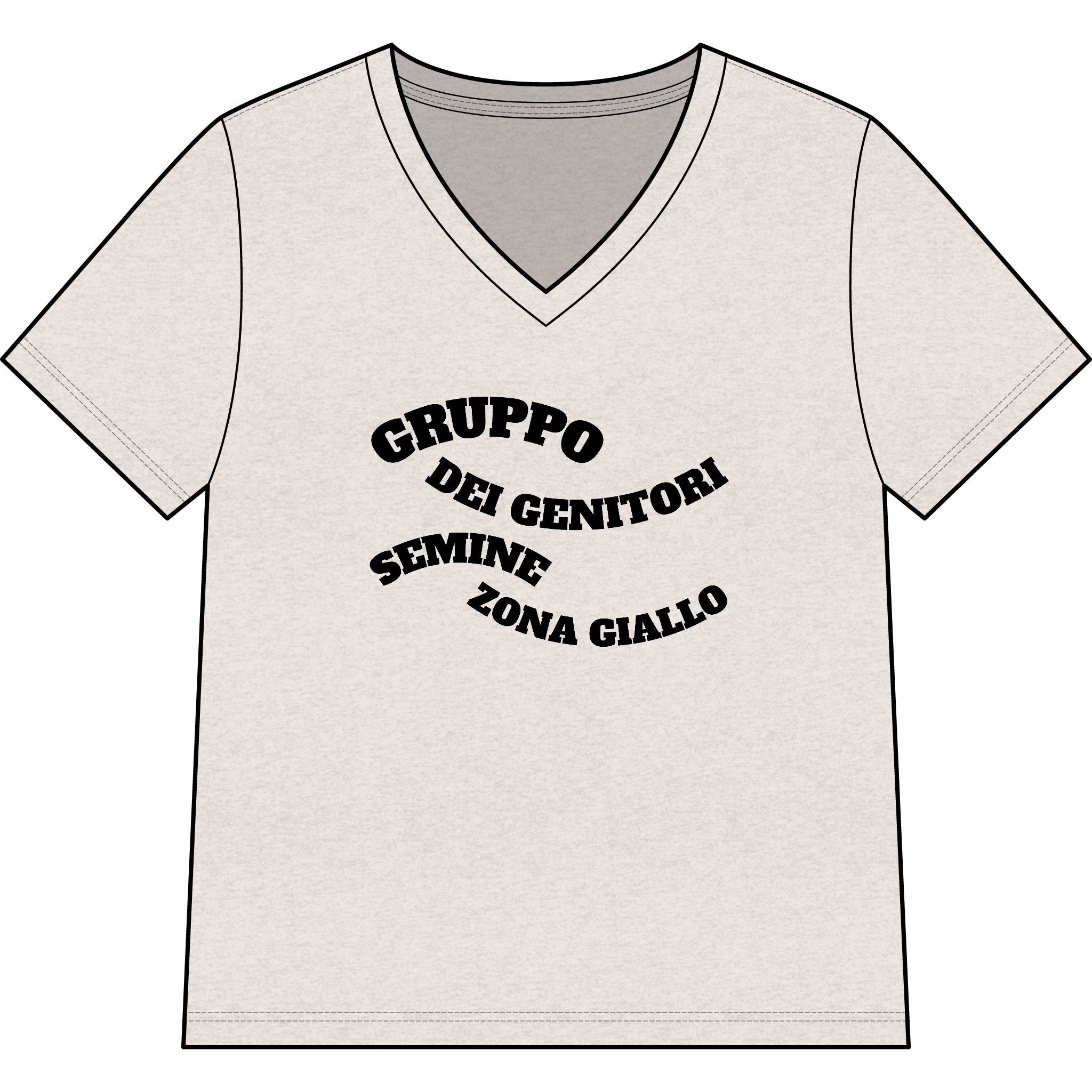Women’s Relaxed Heather CVC V-Neck Tee