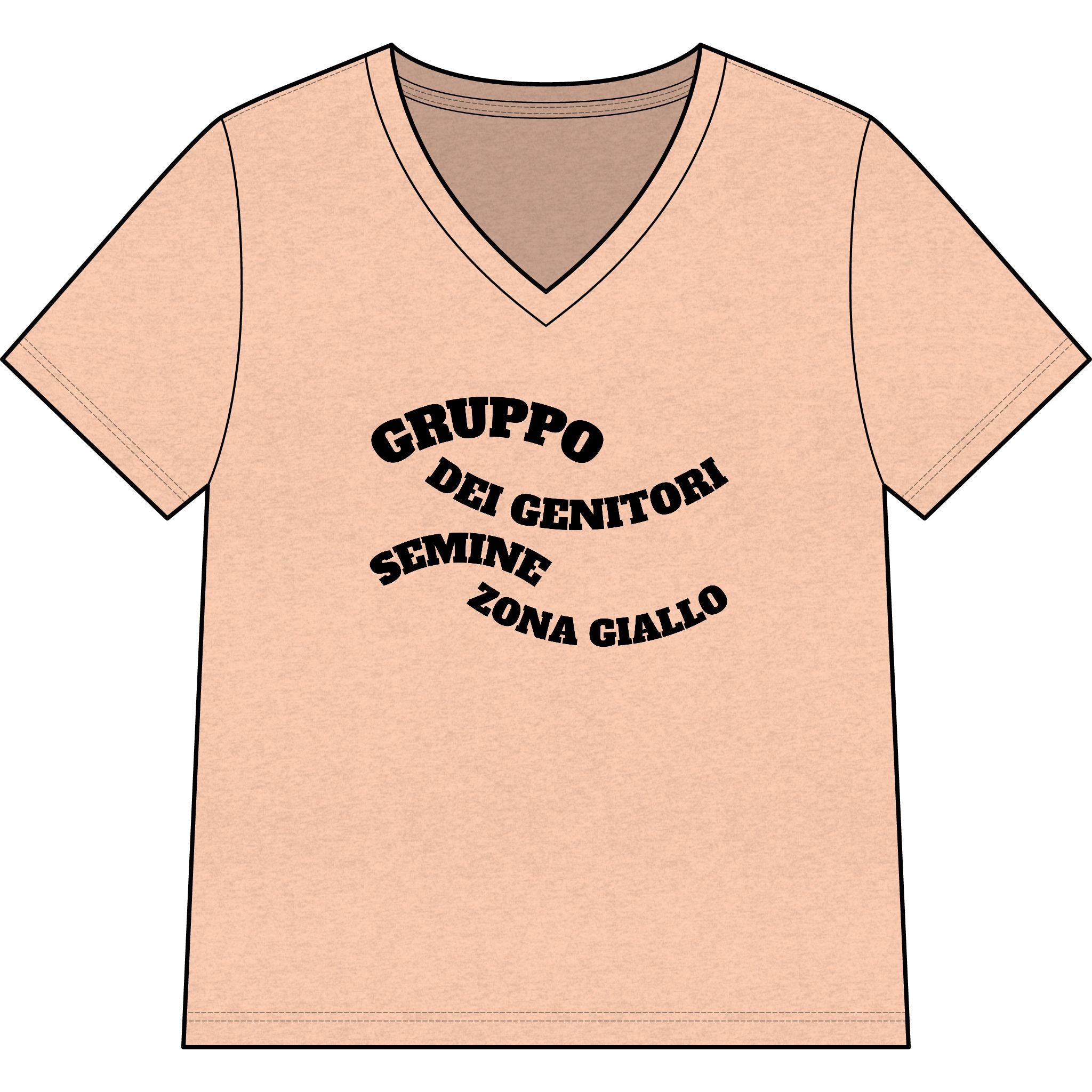 Women’s Relaxed Heather CVC V-Neck Tee