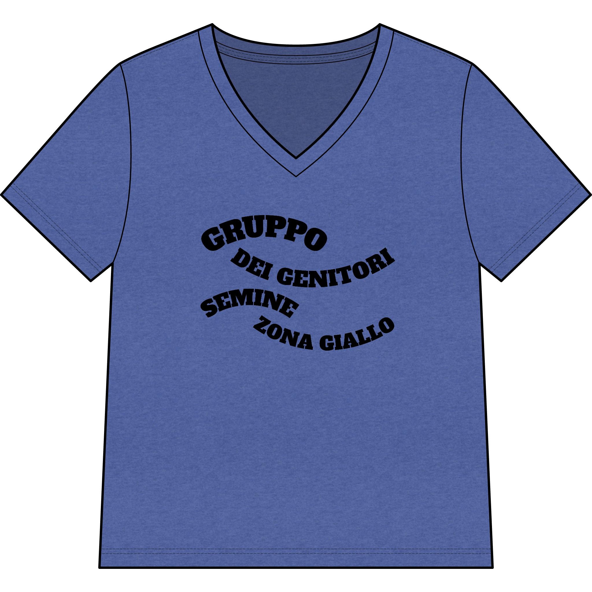 Women’s Relaxed Heather CVC V-Neck Tee