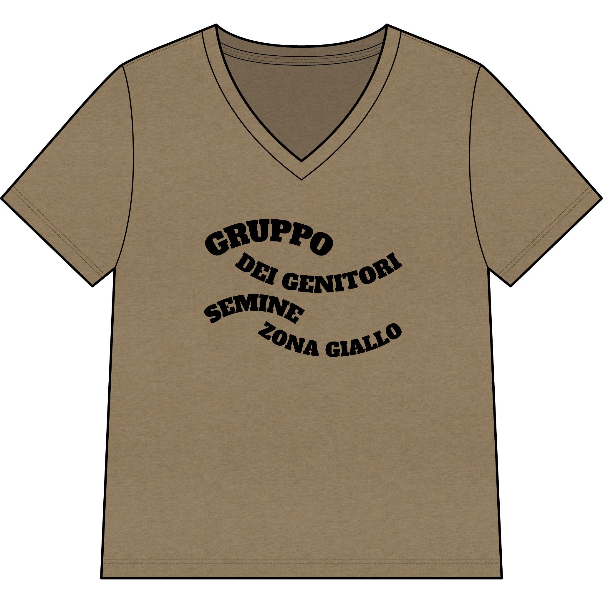 Women’s Relaxed Heather CVC V-Neck Tee