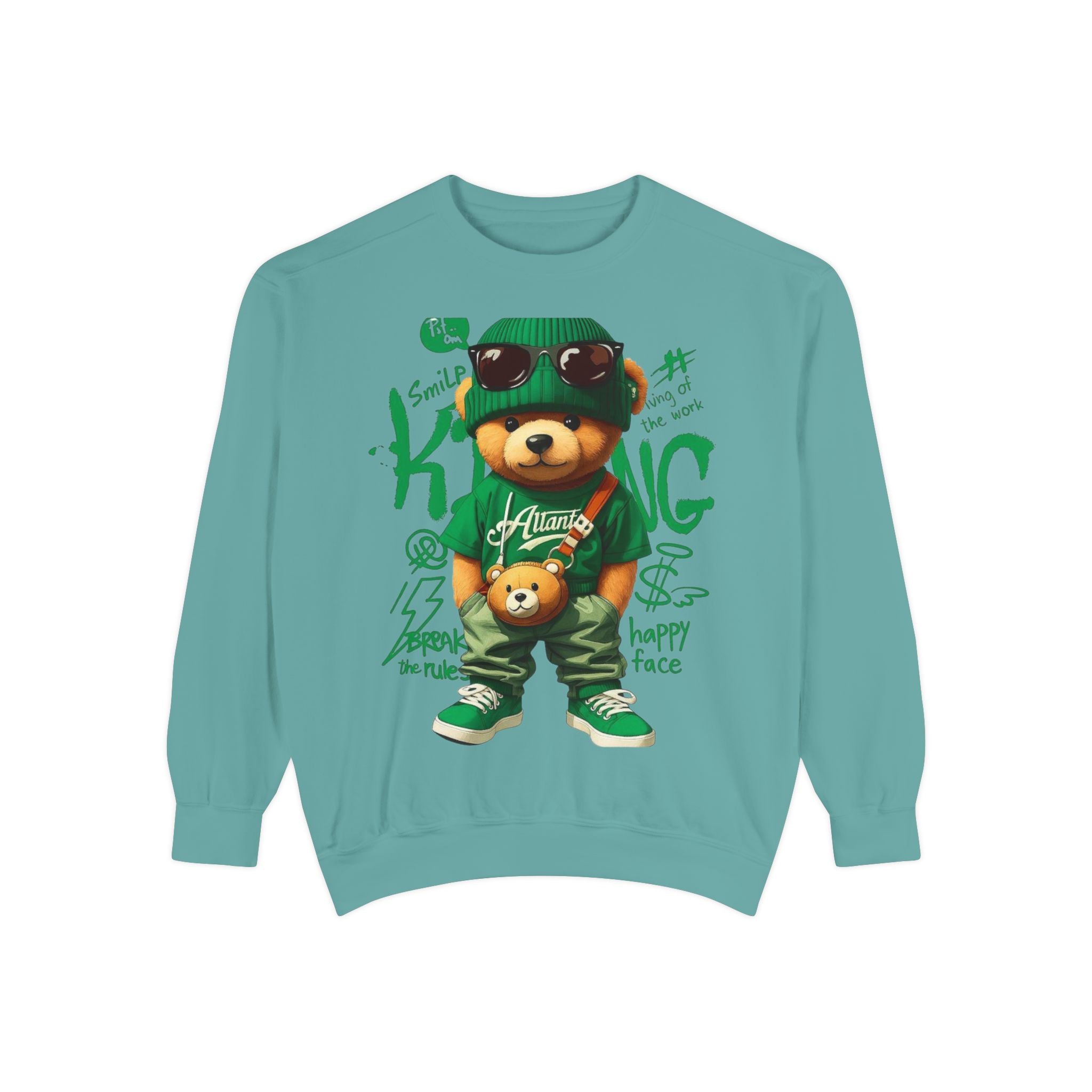 Bear Graphic Cotton Sweatshirt