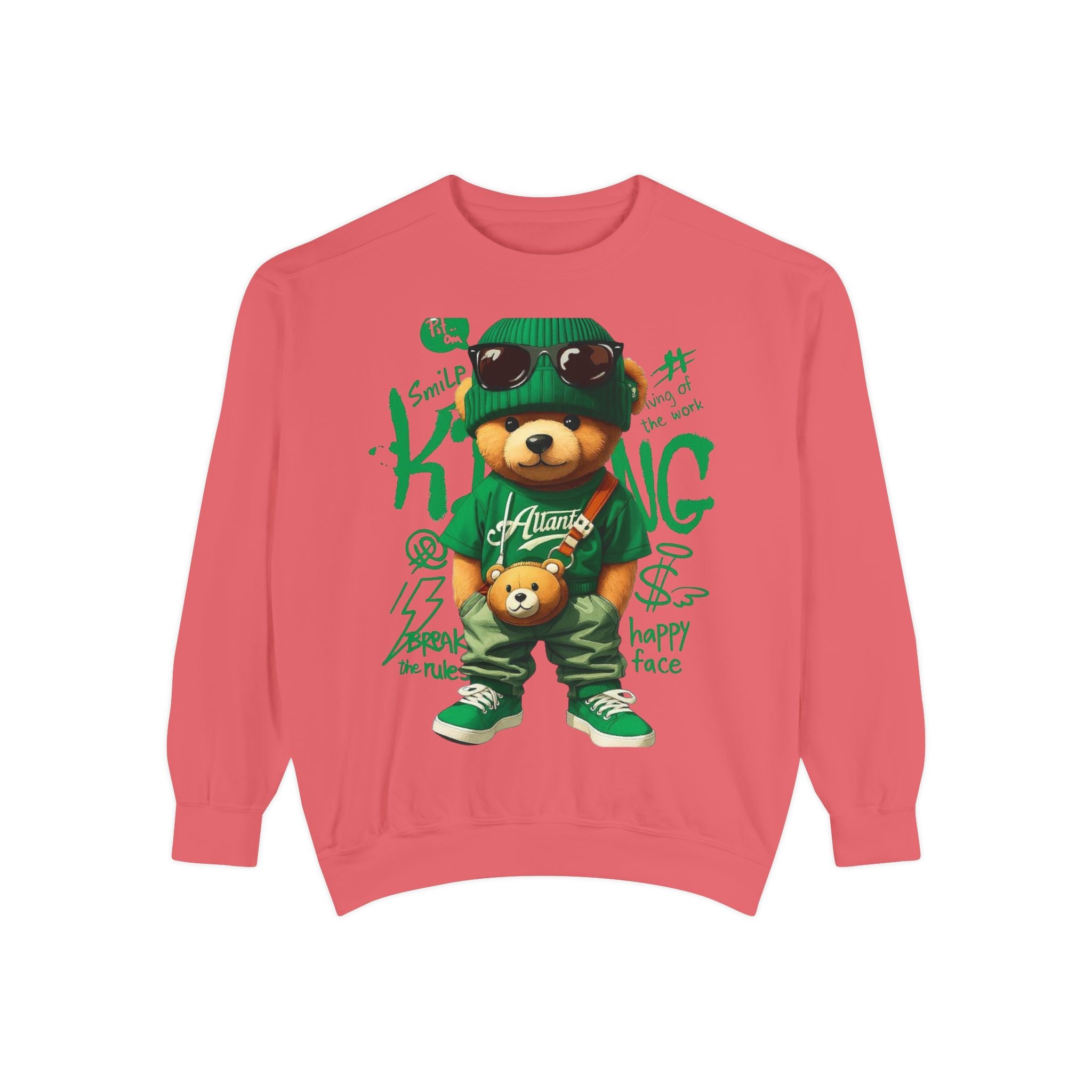 Bear Graphic Cotton Sweatshirt