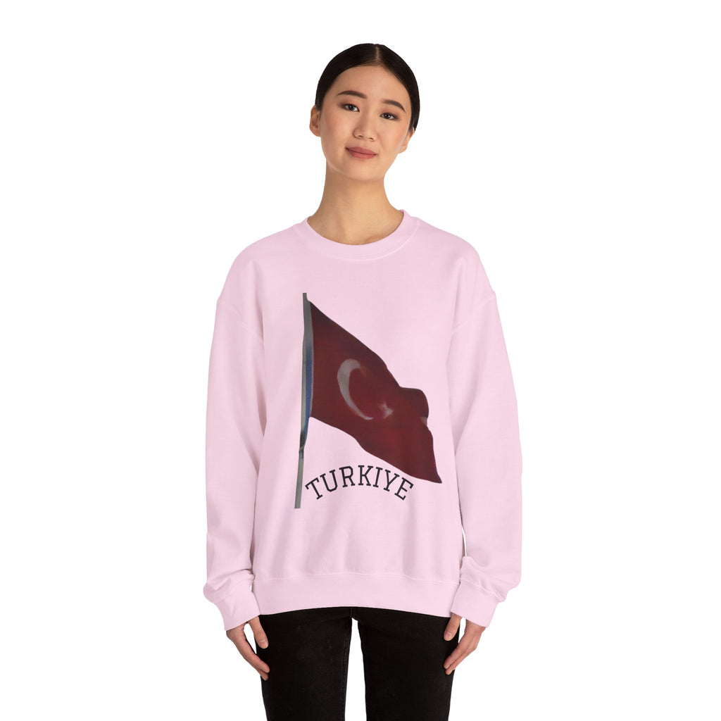 Turkish Flag Fleece Crewneck
