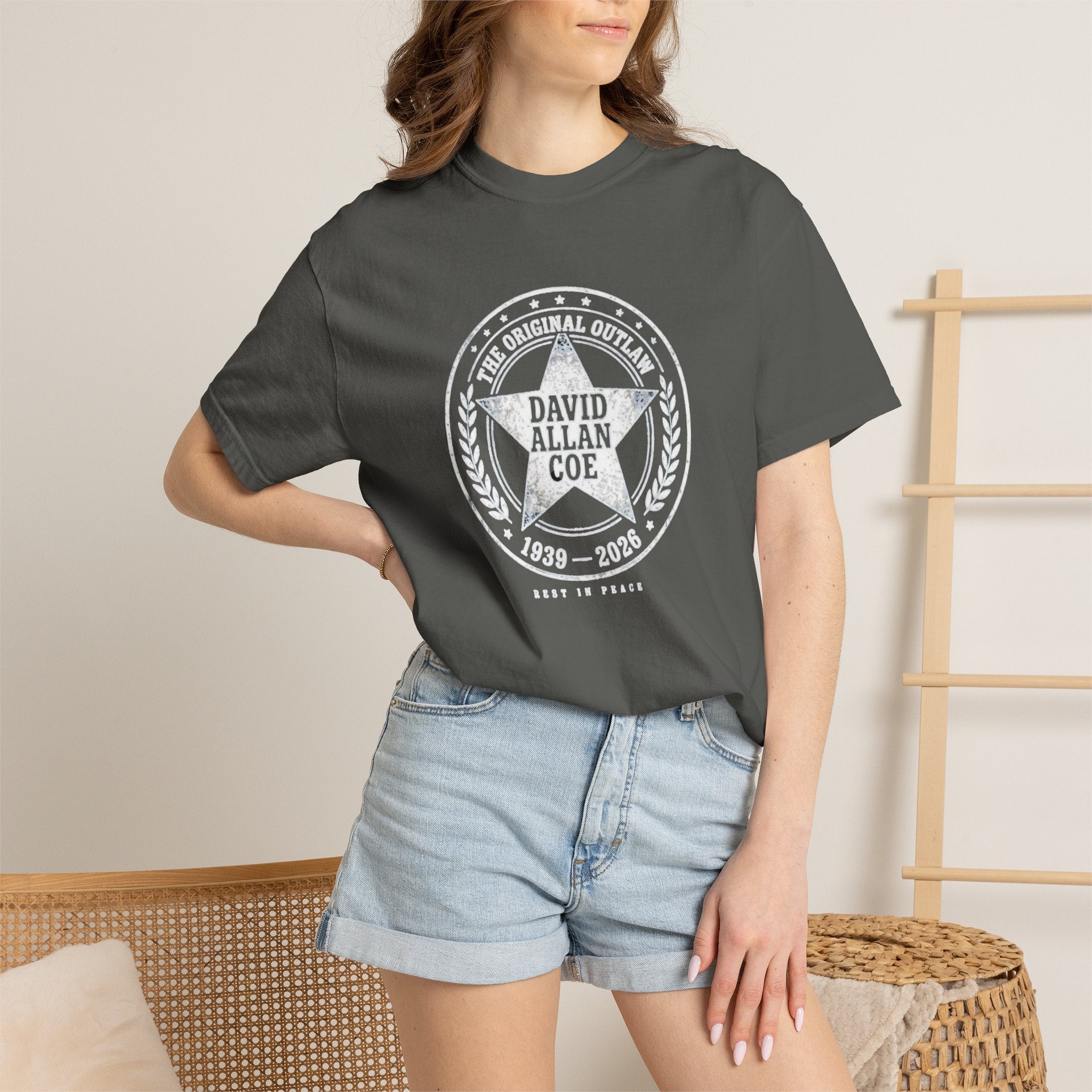 Distressed Star Seal T-Shirt — Vintage Americana Graphic Tee