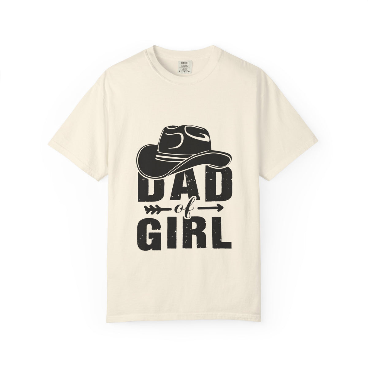 Dad of Girl T-Shirt — Cowboy Hat Father of Daughter Tee