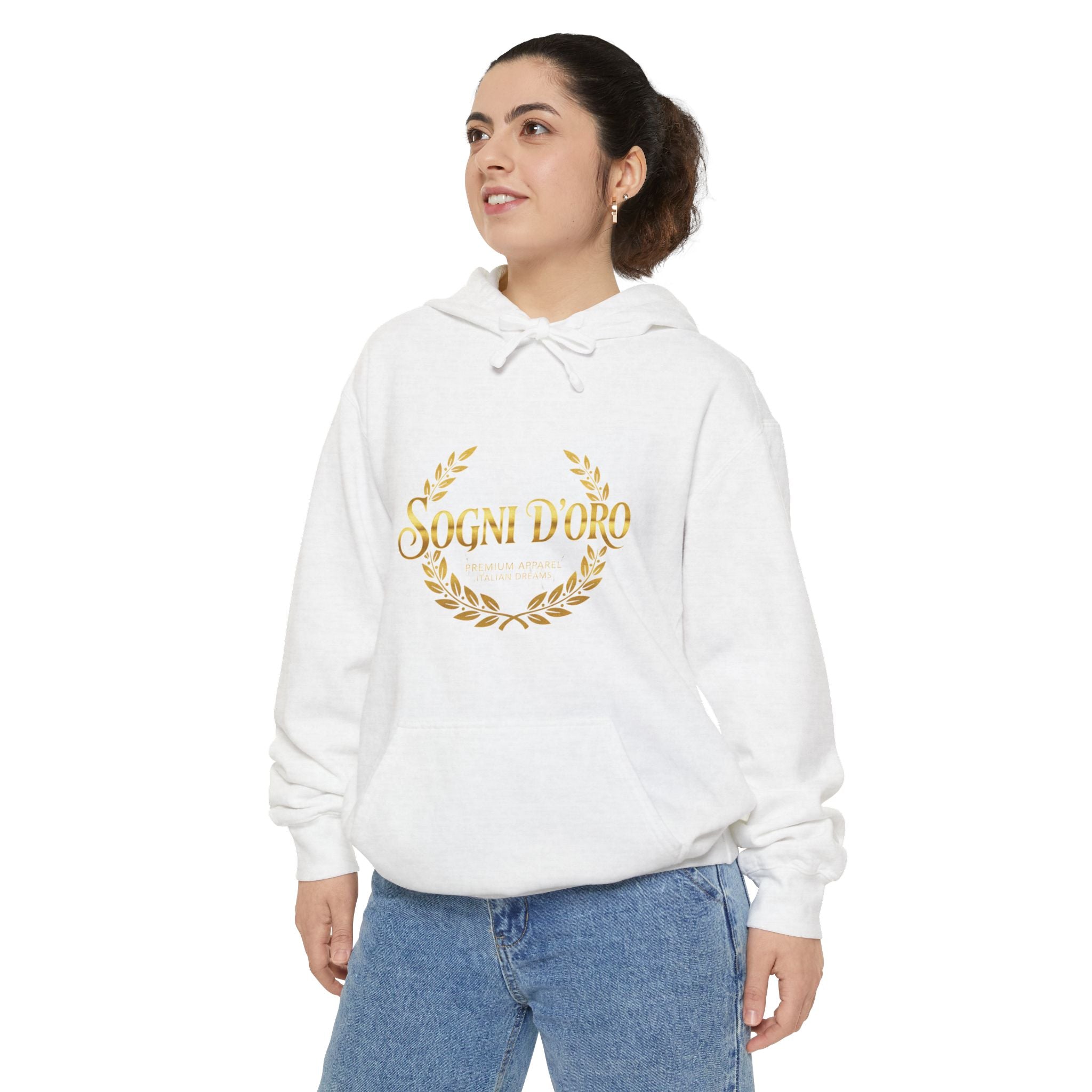 Garment-Dyed Fleece Hoodie