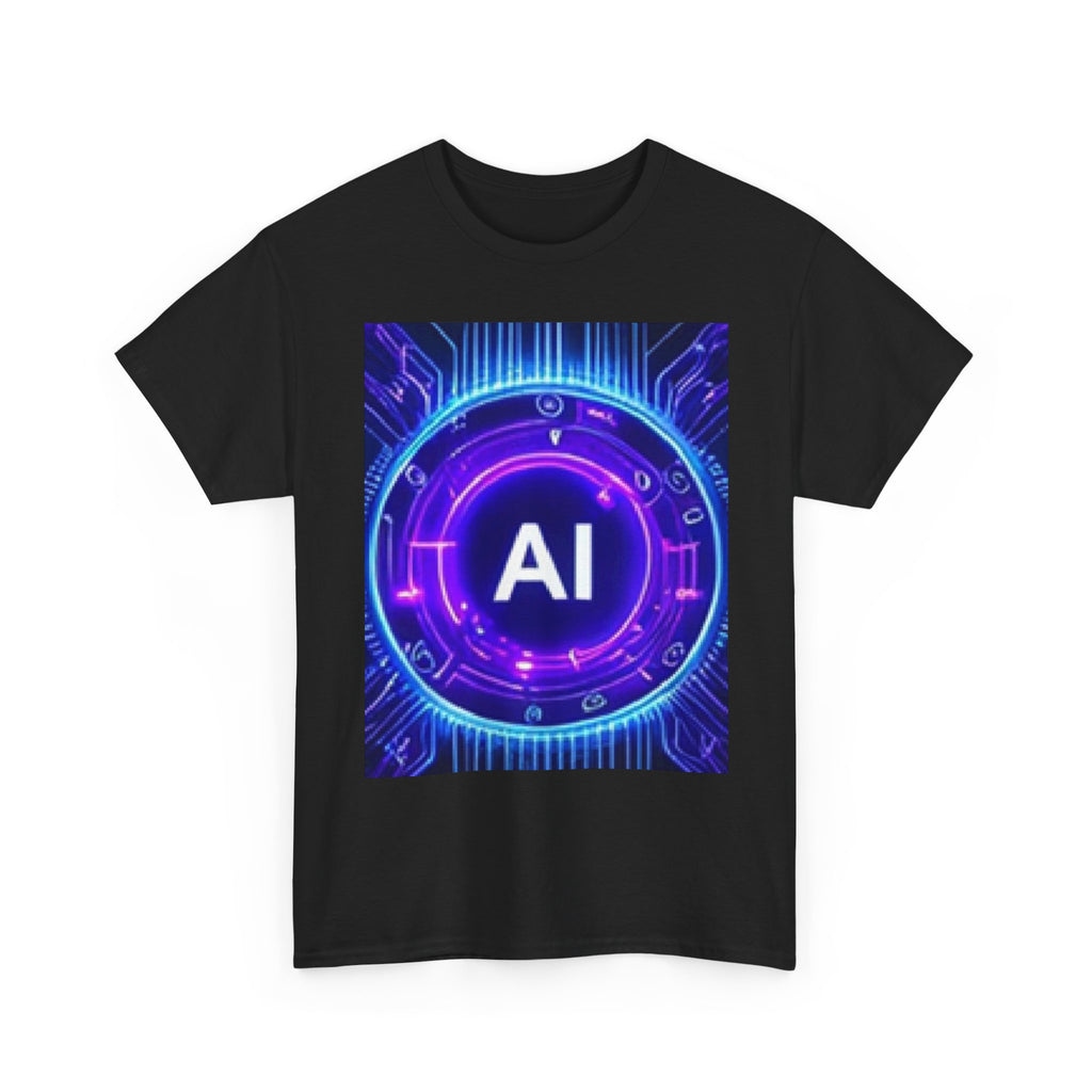AI Circuit Tee — Futuristic Tech Graphic T-Shirt