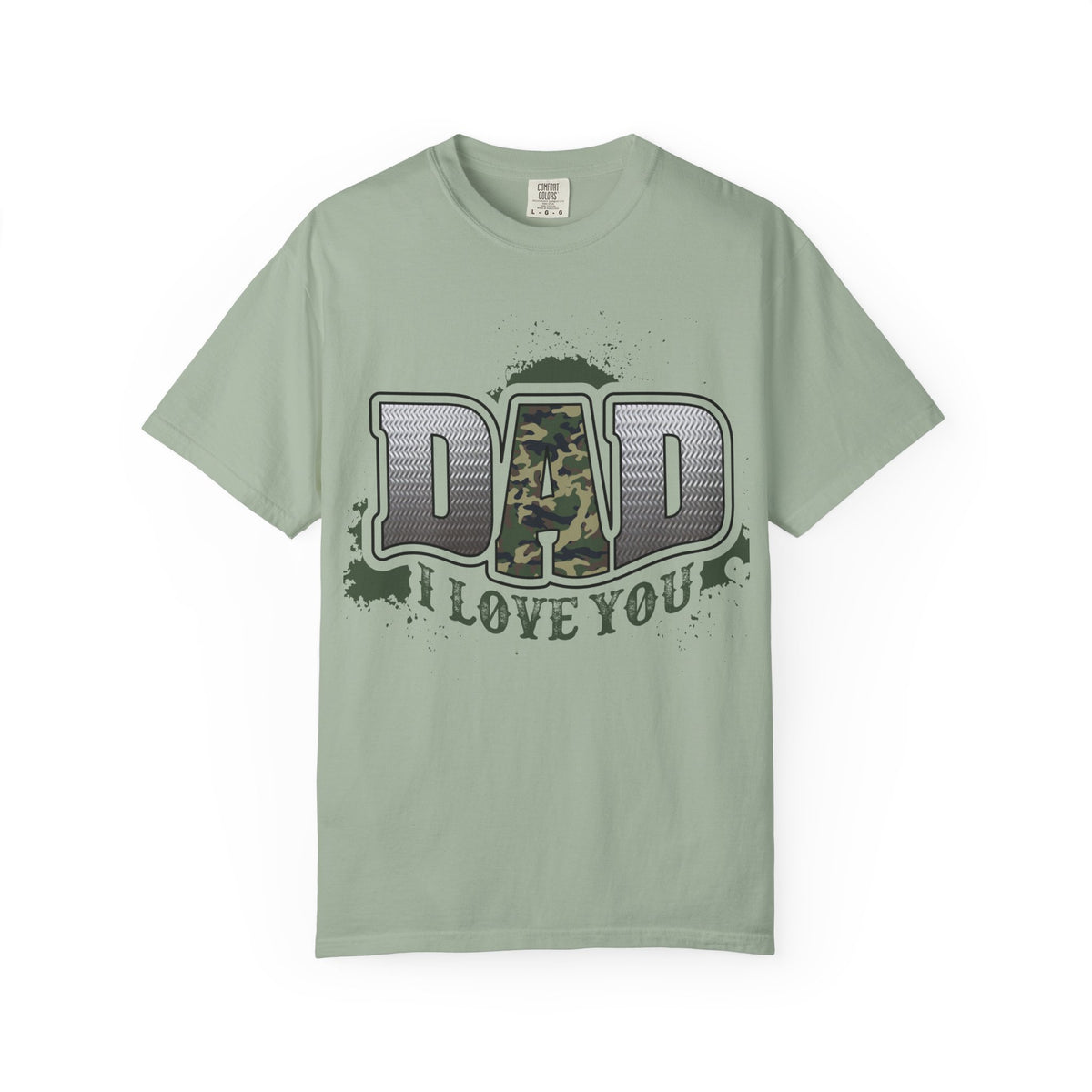 Dad I Love You Camo Graphic T-Shirt