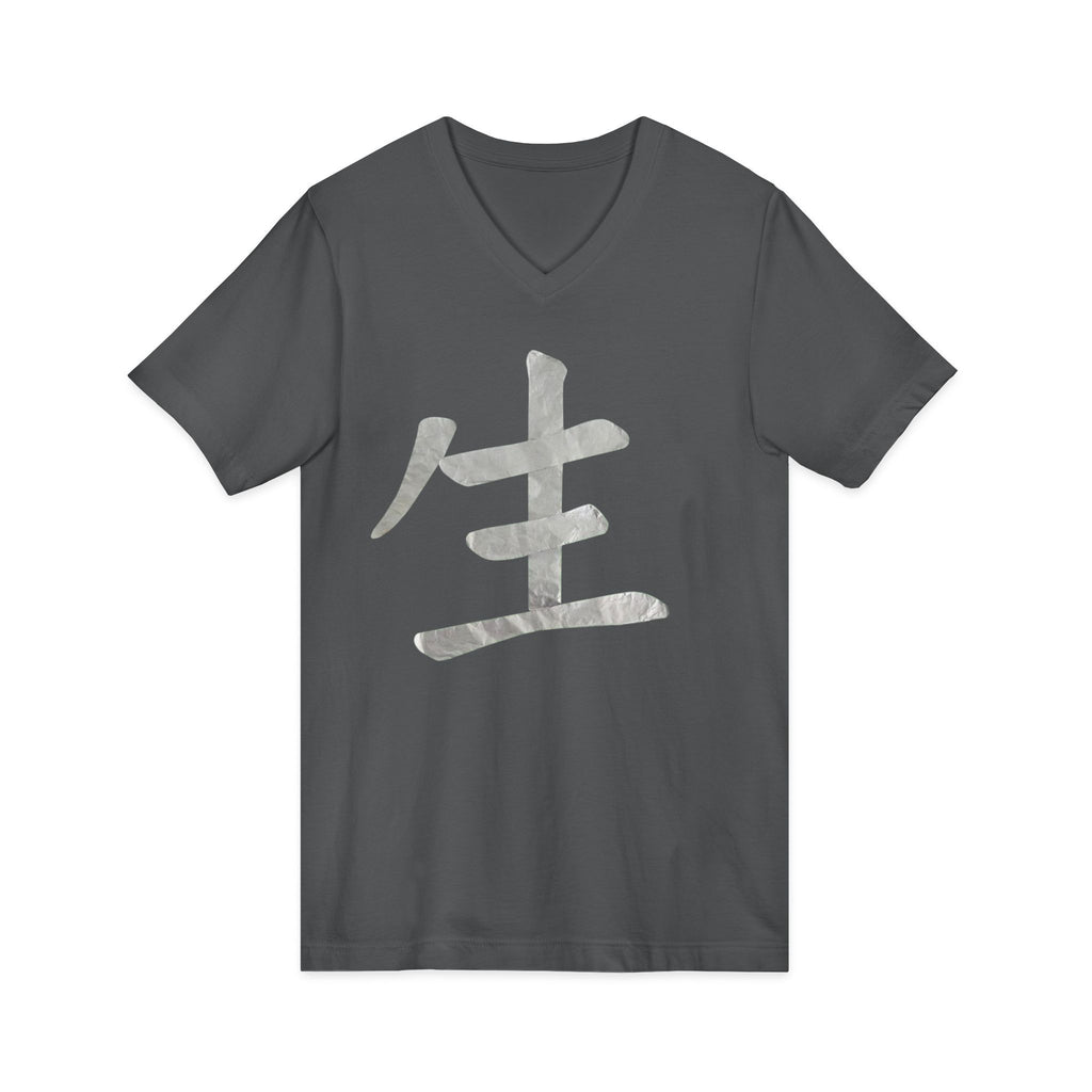 Unisex Jersey Short Sleeve V-Neck Tee