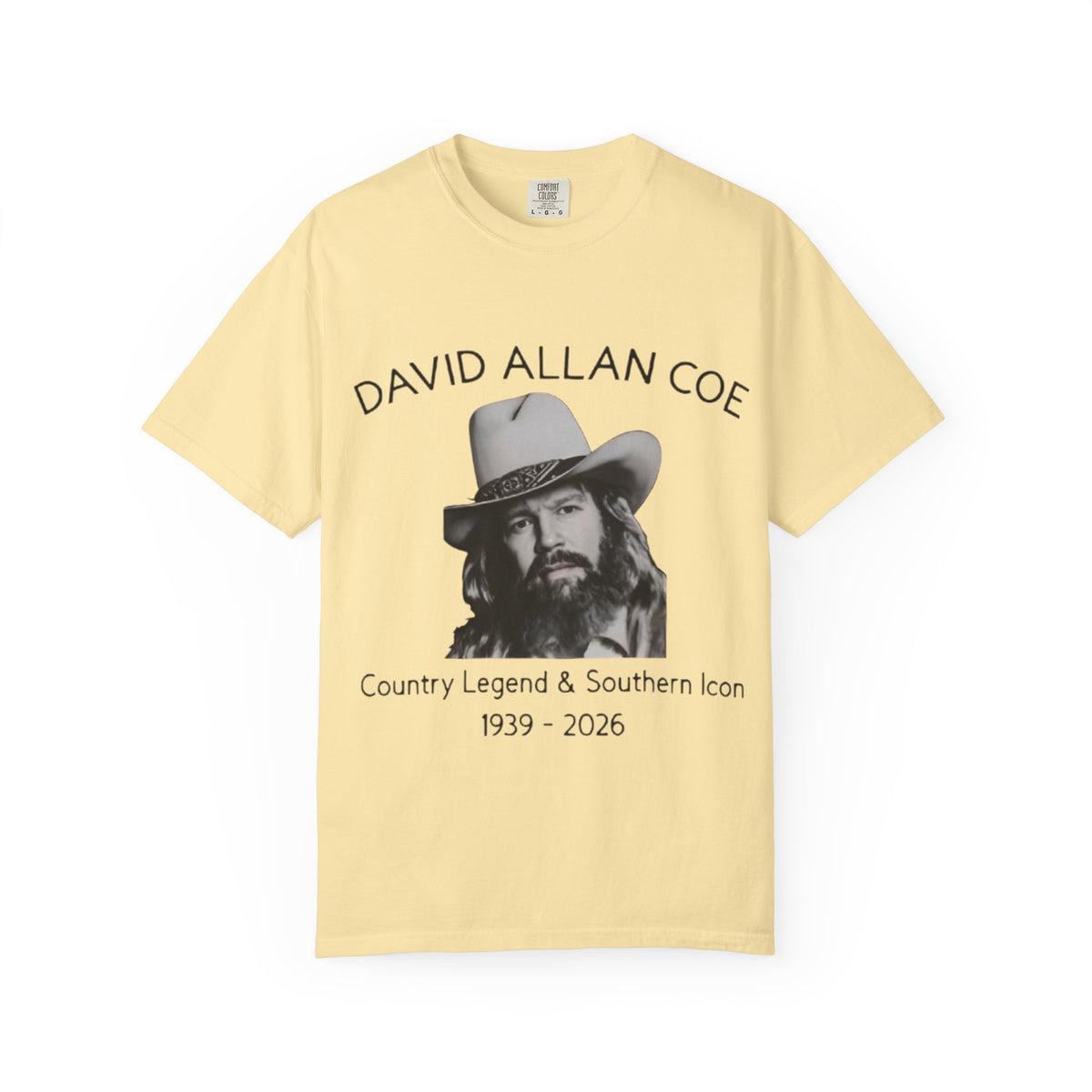 David Allan Coe Tribute T-Shirt — Country Legend Memorial Tee (1939–2026)