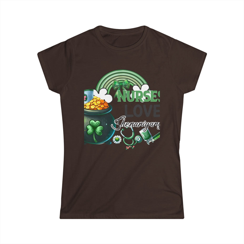 Nurse Shamrock Cotton Tee