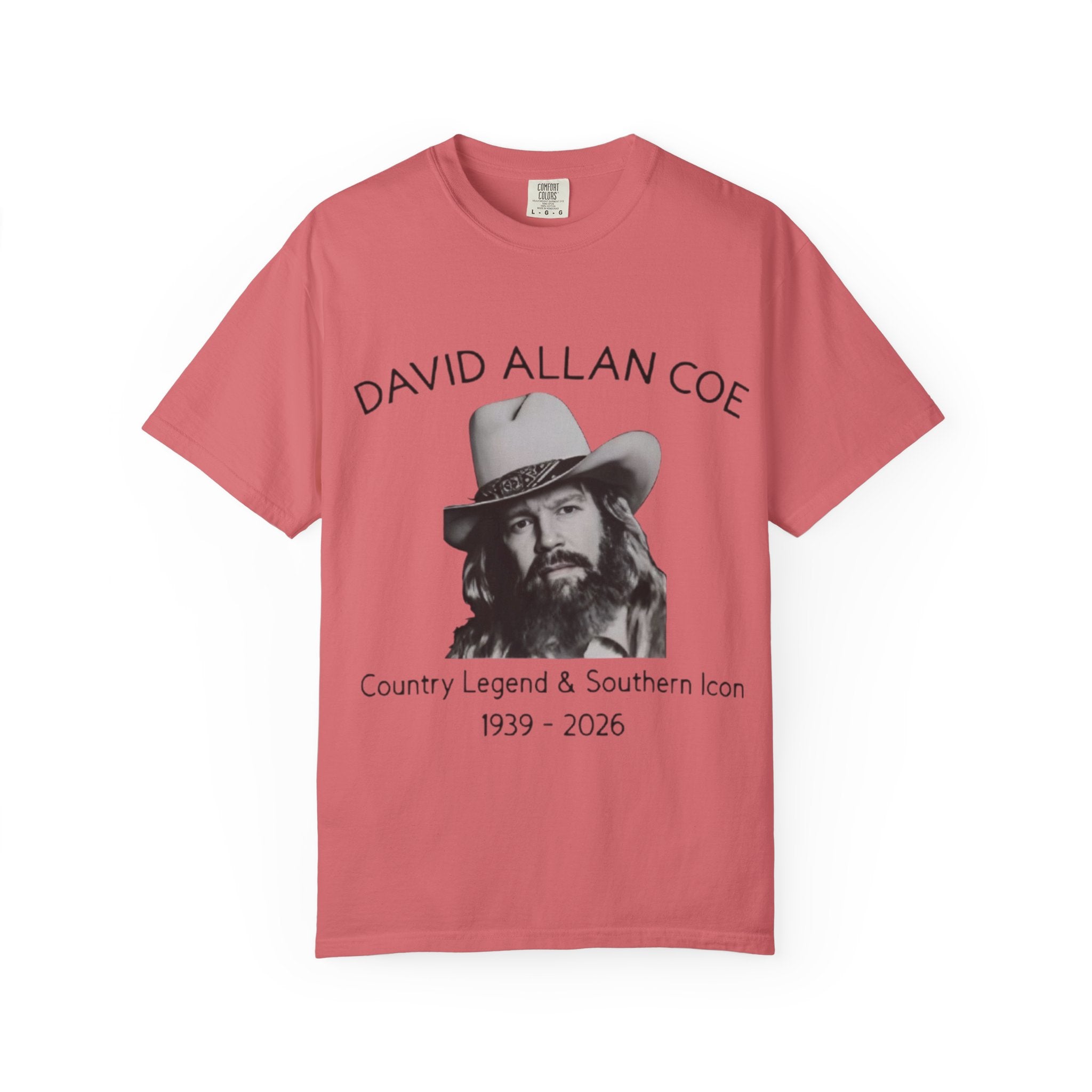 David Allan Coe Tribute T-Shirt – Country Legend Memorial